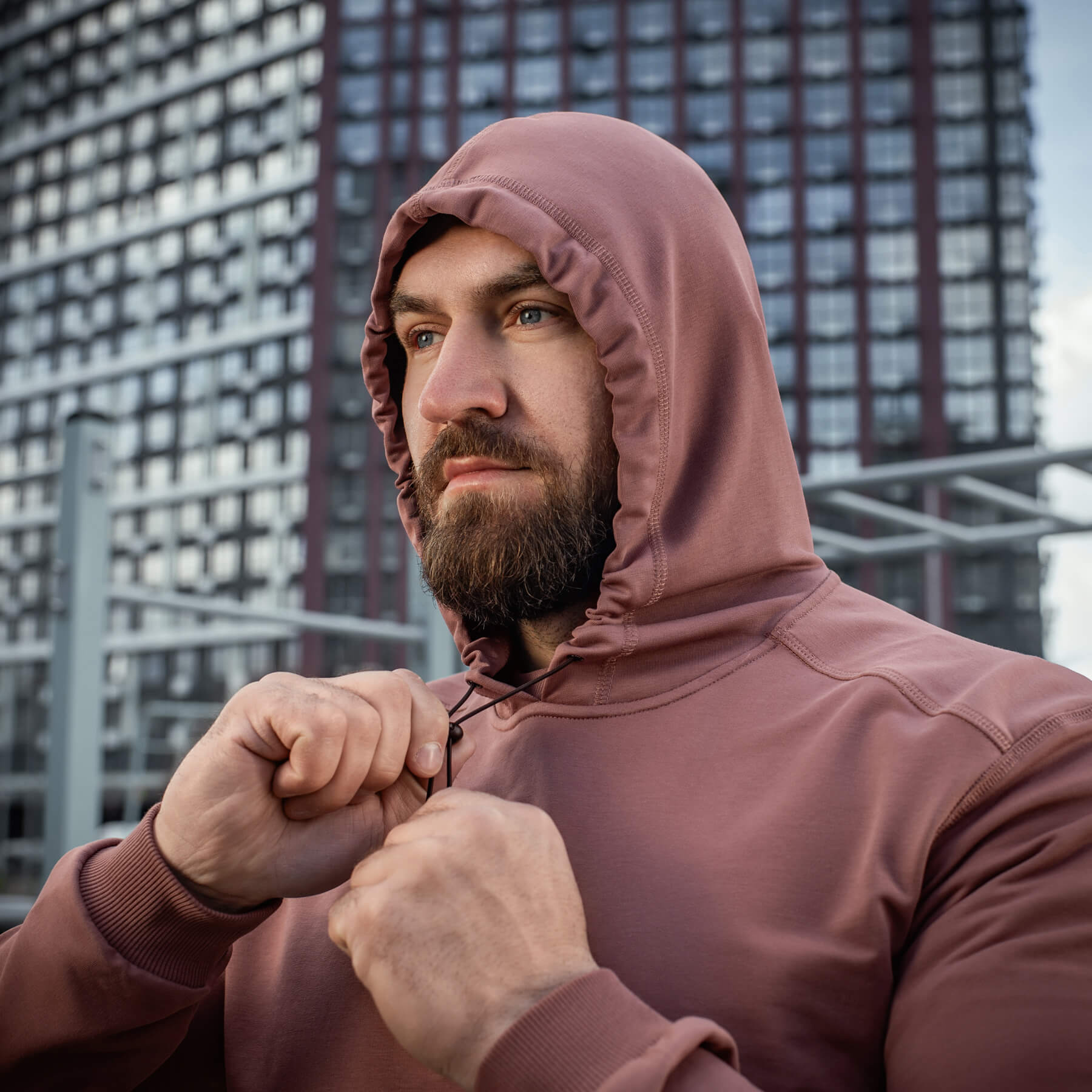 M-Tac кофта Hoodie Born by Revolution Ash Rose — 14