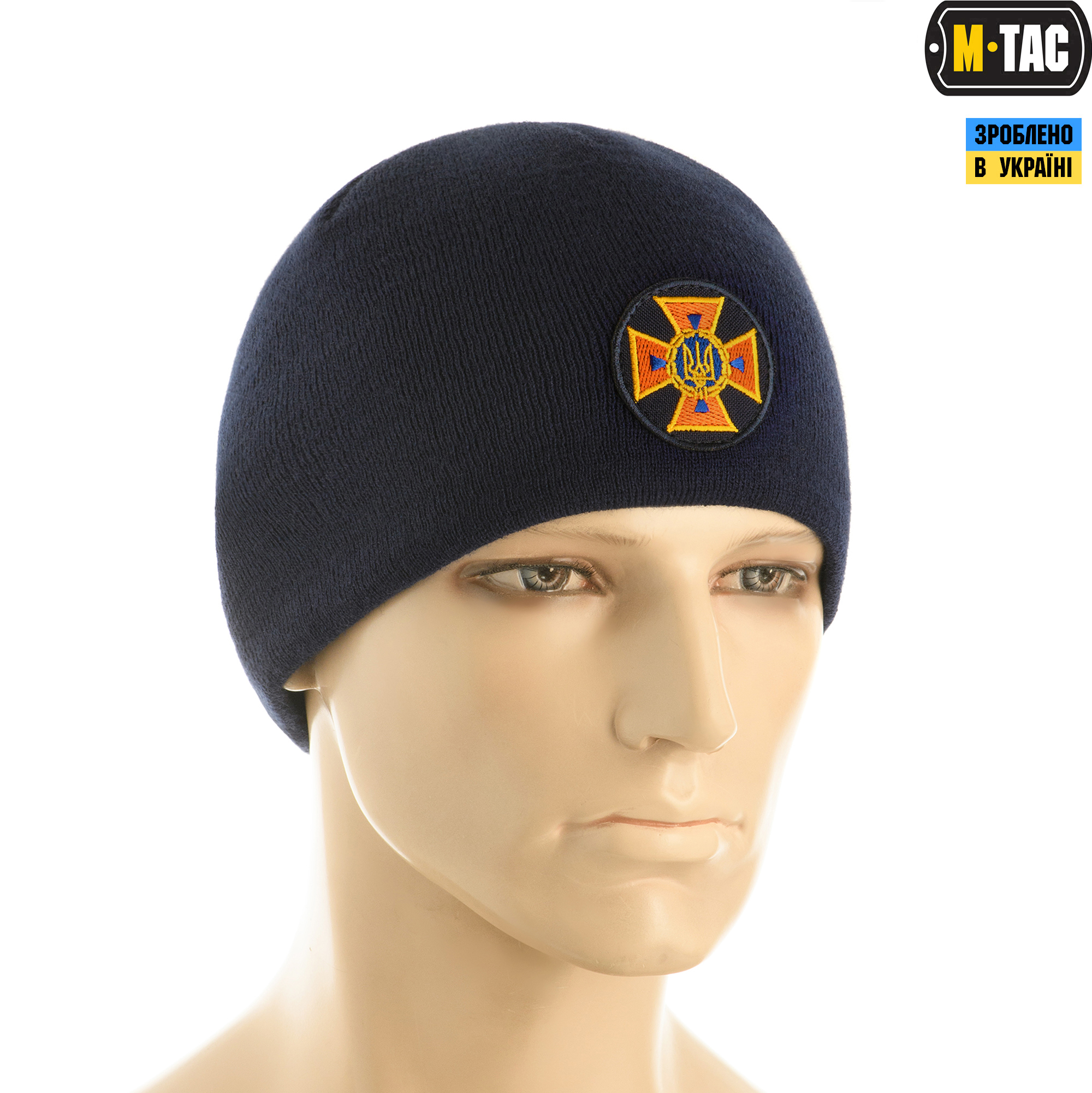 M-Tac шапка ДСНС тонкая вязка 100% акрил Dark Navy Blue — 4