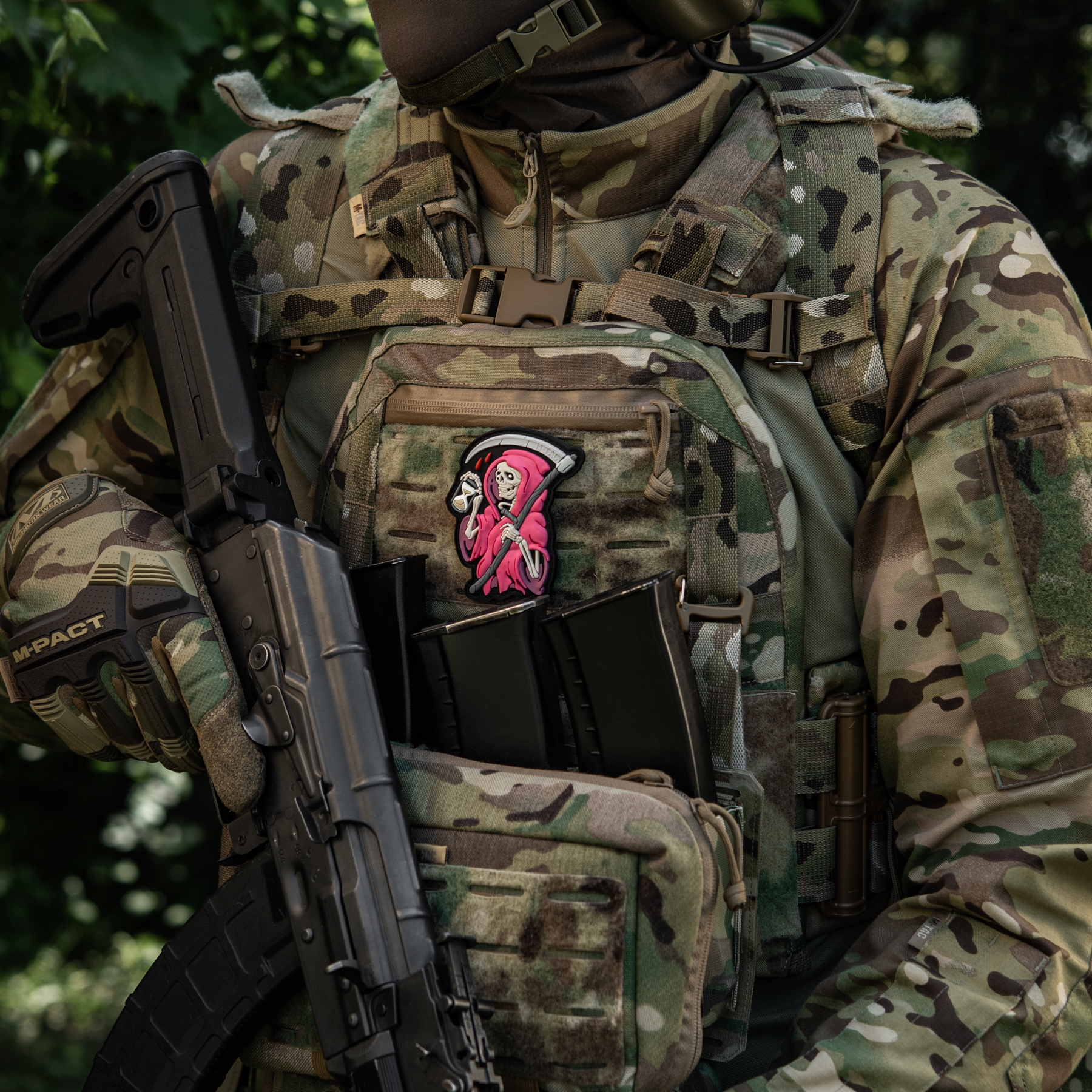 M-Tac нашивка Time PVC Pink/Black — 3