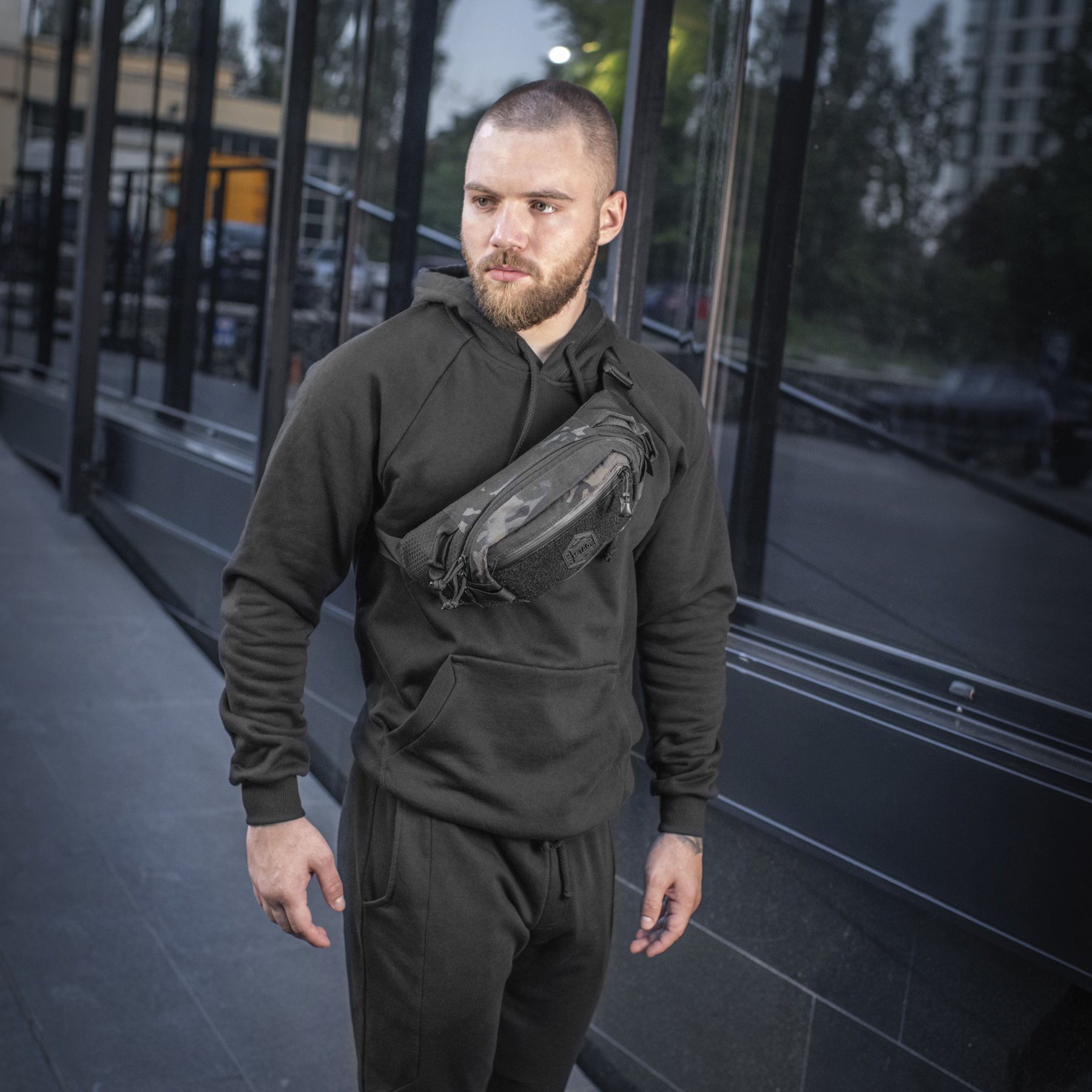 M-Tac сумка Waist Bag Elite Hex Multicam Black/Black — 8