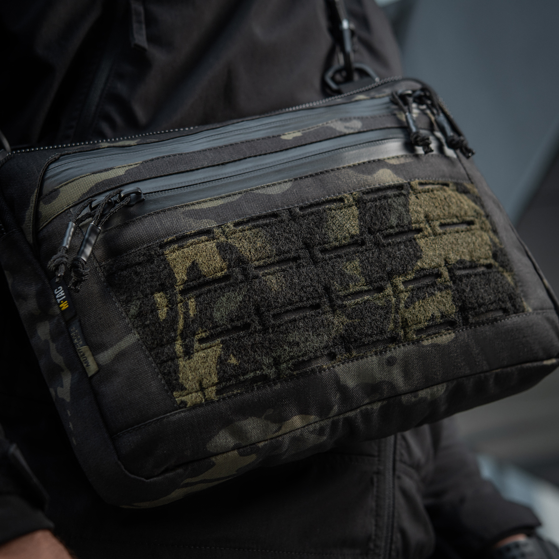 M-Tac сумка Admin Bag Medium Elite с липучкой Multicam Black/Black — 21