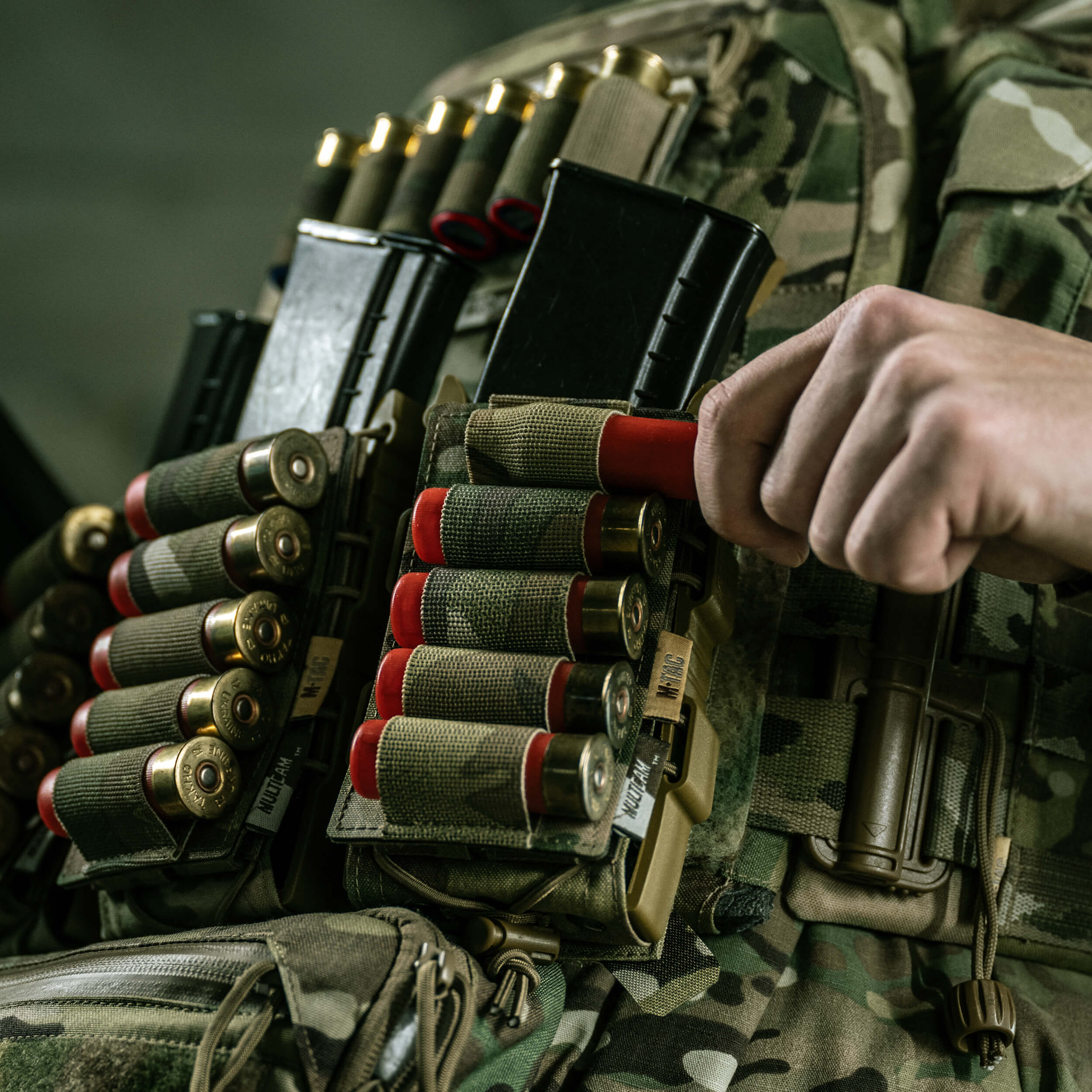 M-Tac подсумок для патронов 12 калибра Laser Cut Multicam — 15