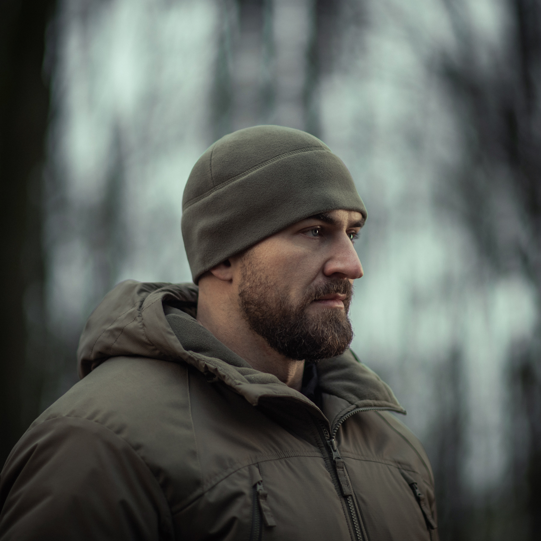 M-Tac шапка Watch Cap флис Light Polartec Dark Olive — 12