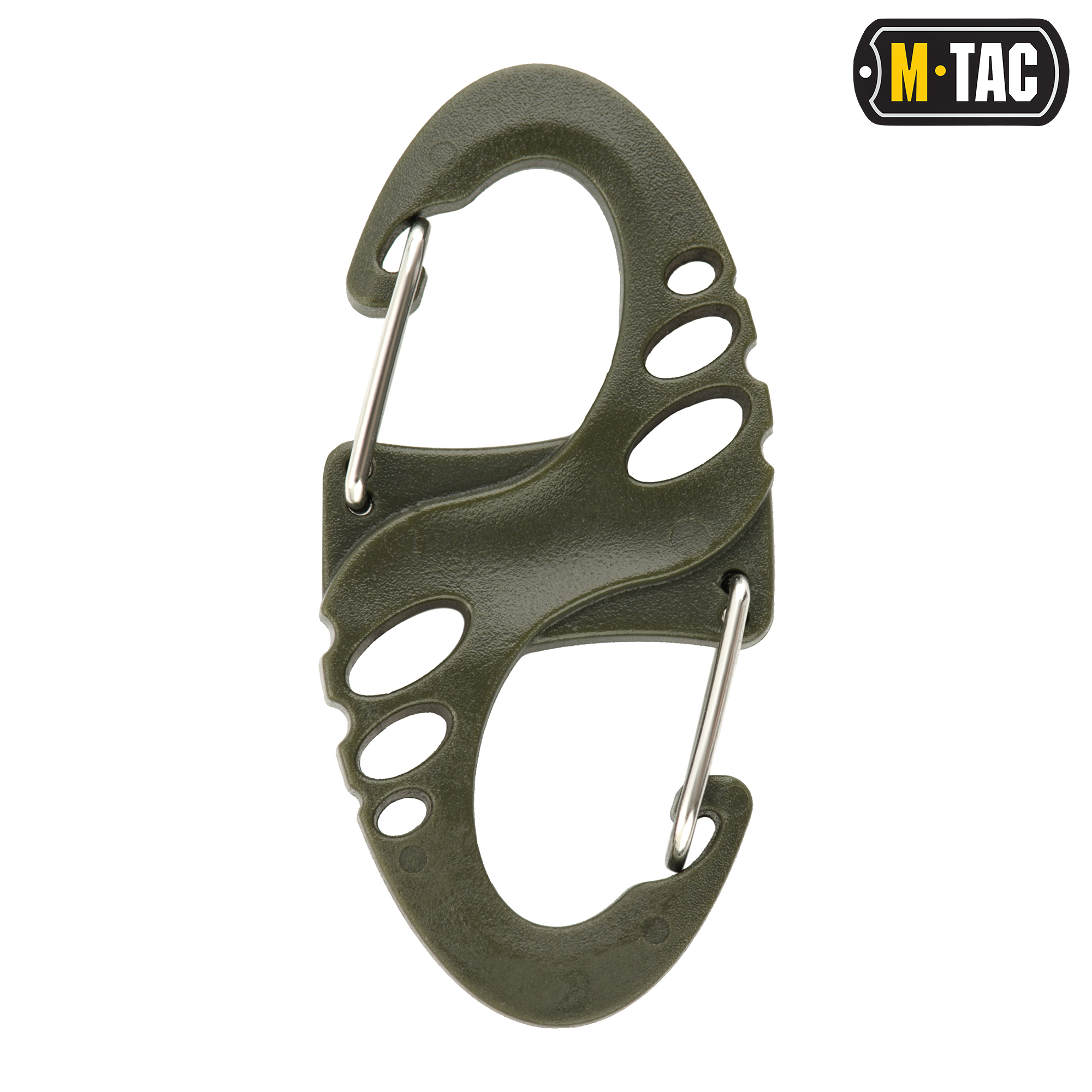 M-Tac карабин S-Hook пластиковый Olive — 4