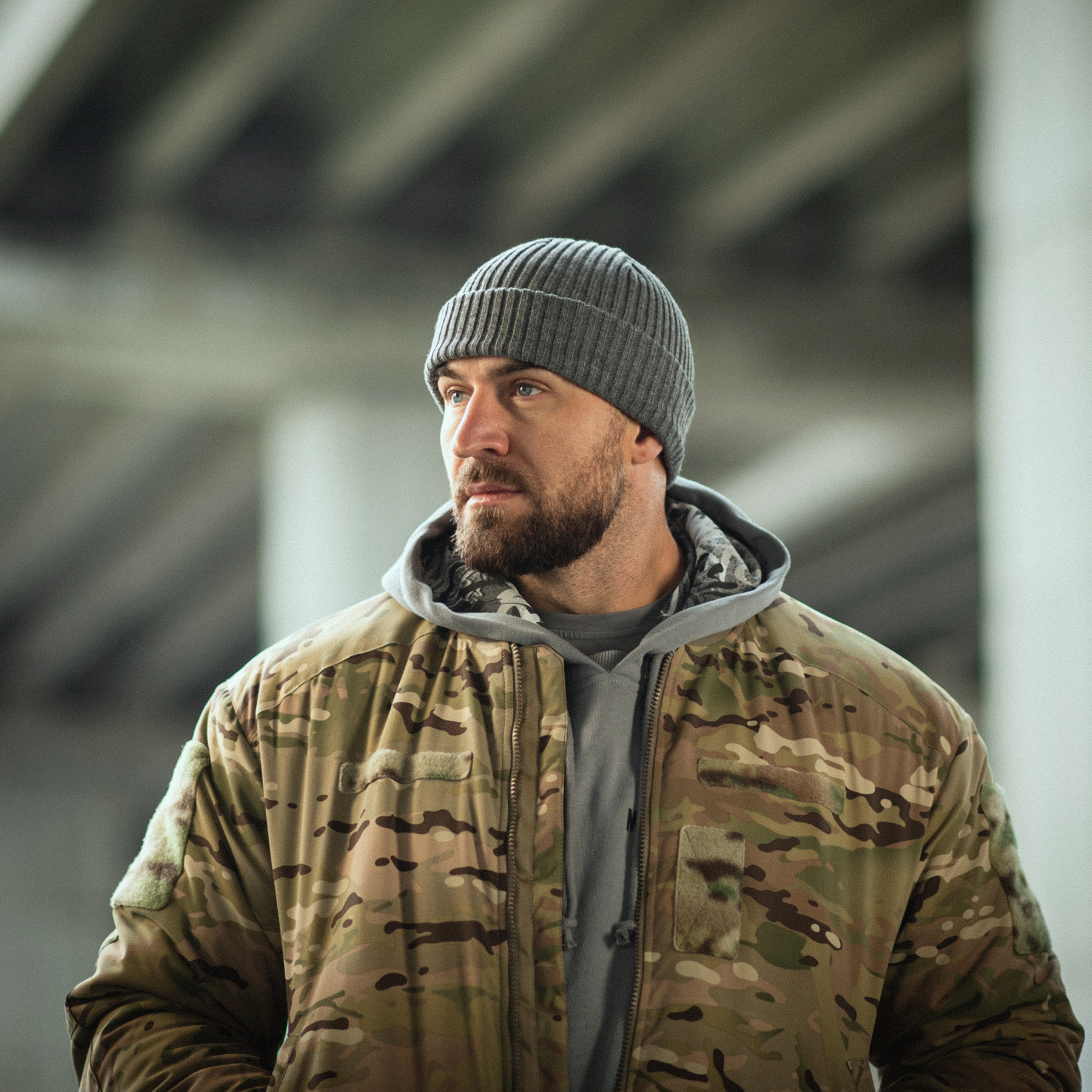 M-Tac шапка вязаная 100% акрил Grey — 10
