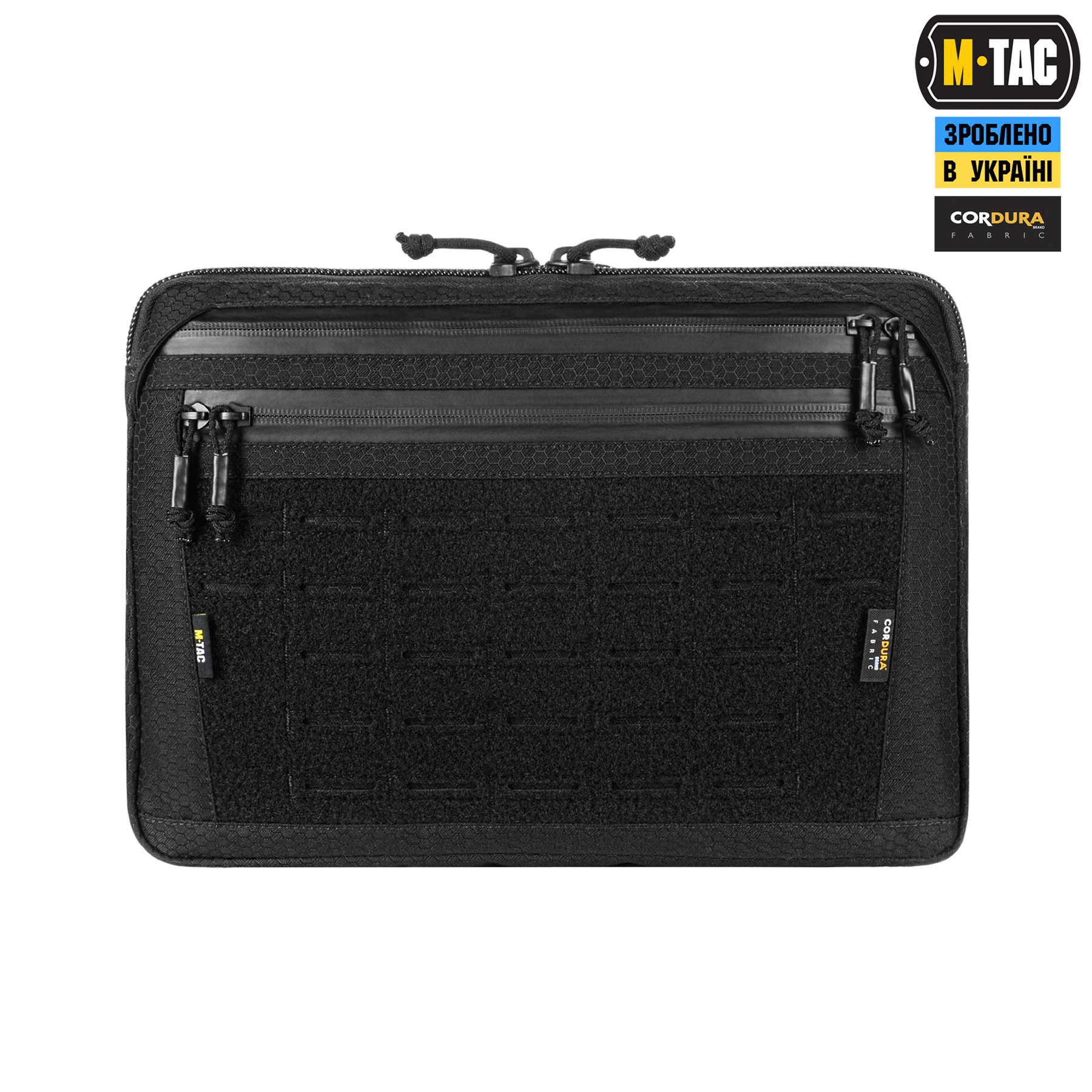 M-Tac сумка Admin Bag Large Elite с липучкой Hex Black — 3