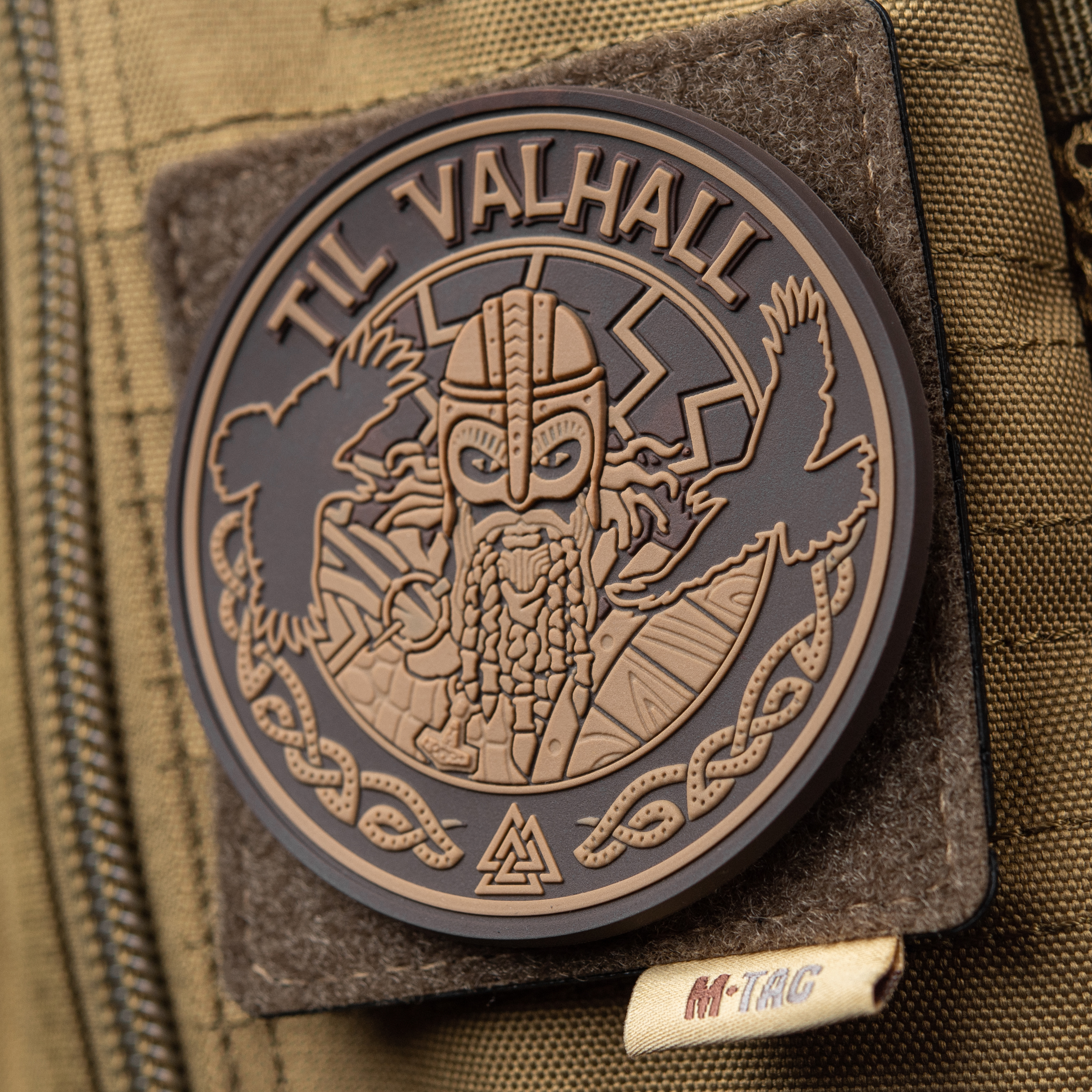 M-Tac нашивка Til Valhall PVC Coyote — 3