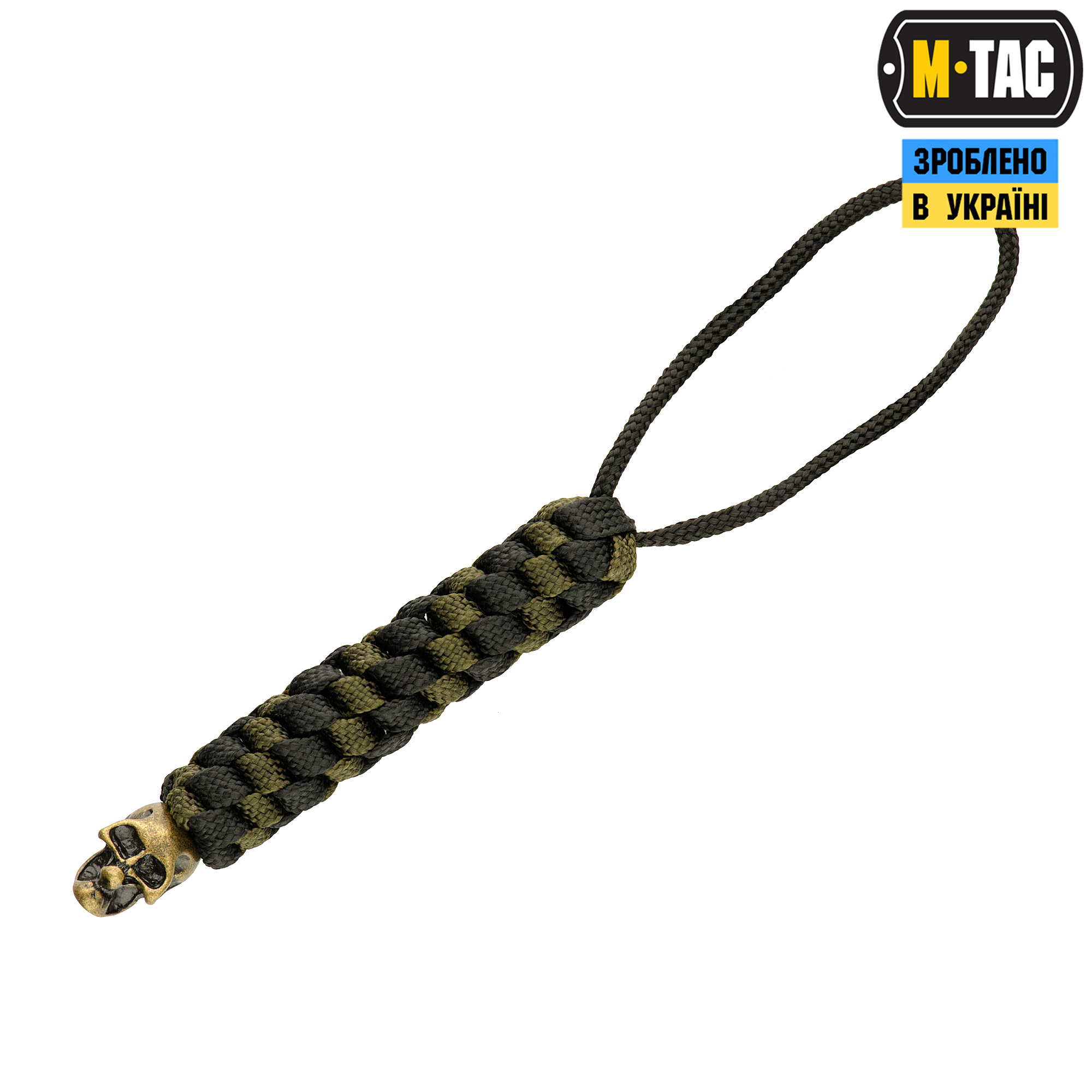 M-Tac темляк Helix Skull Black/Olive — 2