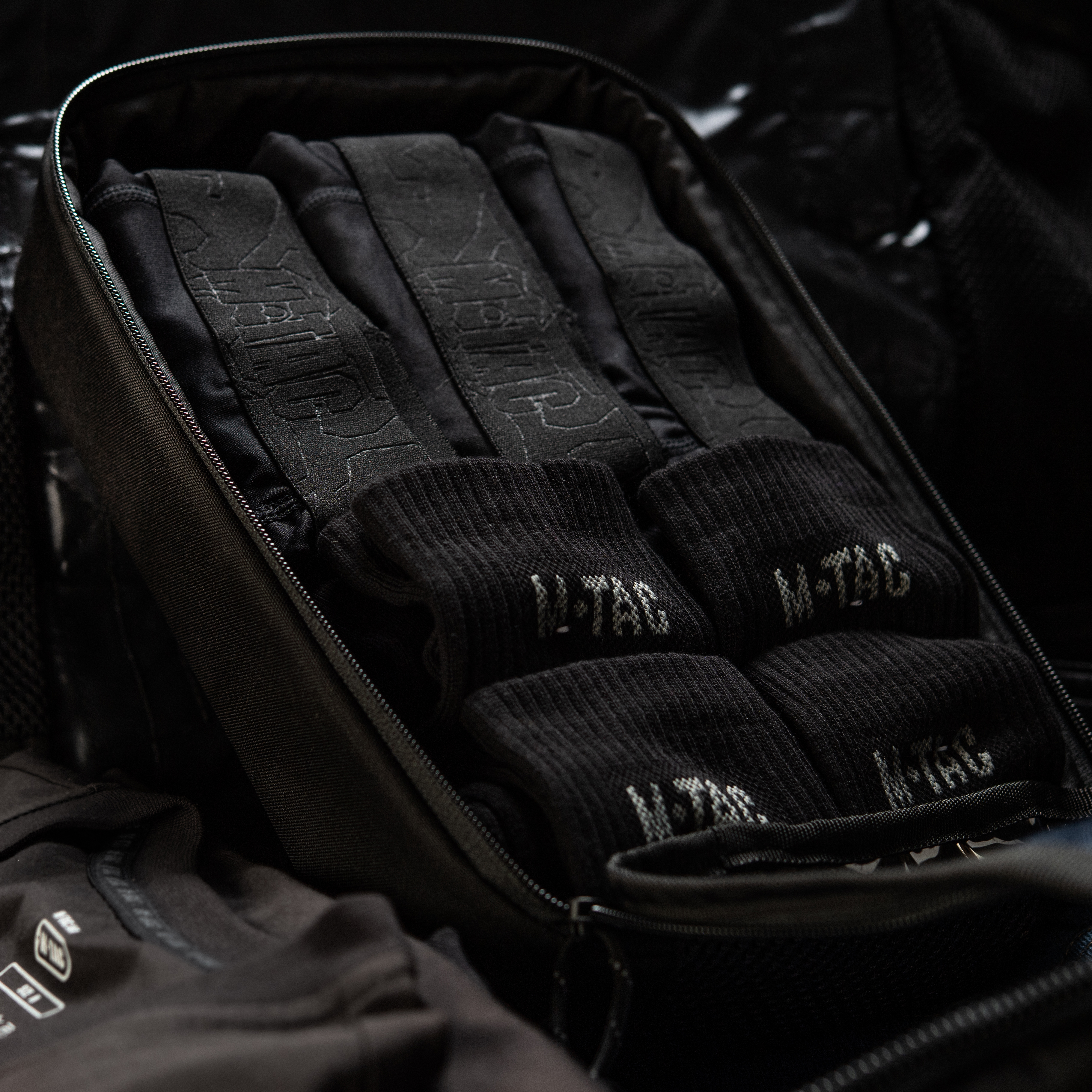 M-Tac органайзер утилитарный прозрачный Elite Large (30х19 см) Black — 10