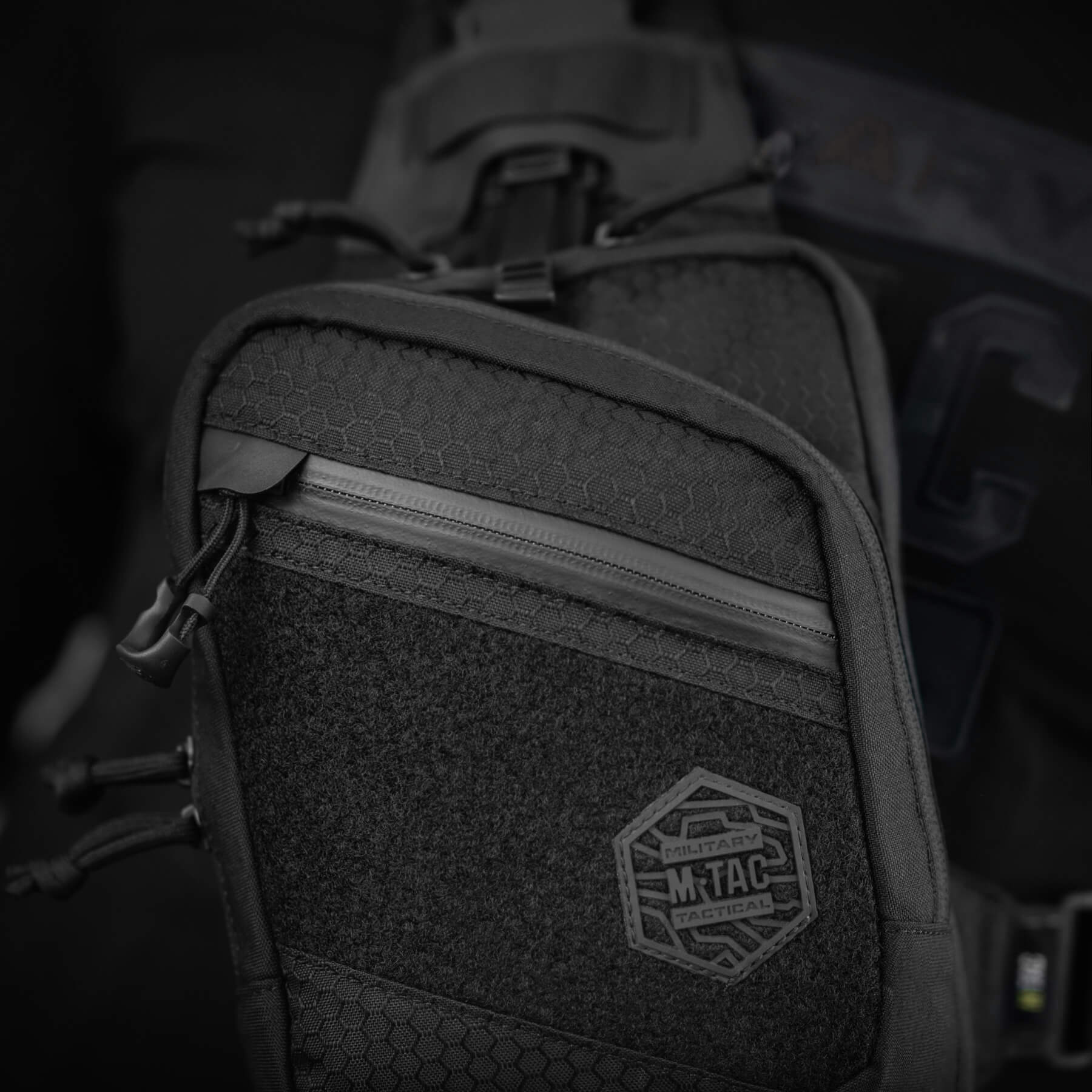M-Tac сумка Sling Pistol Bag Hex с липучкой Black — 18