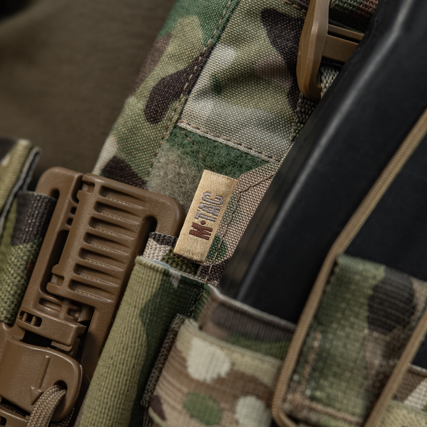 M-Tac передняя панель для плитоноски Cuirass QRS на три магазина Multicam — 14
