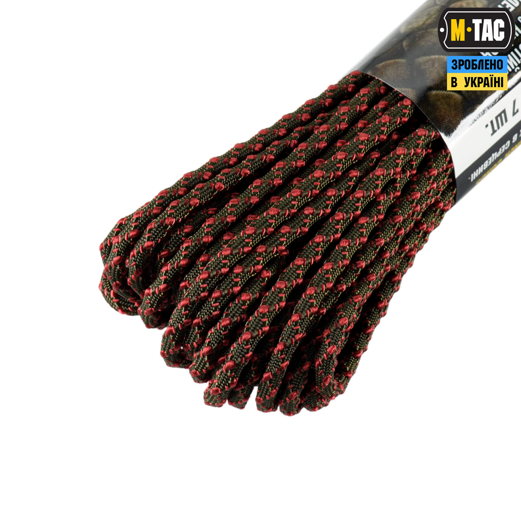 M-Tac паракорд Dragon Cord 15m OD Green/Maroon — 4