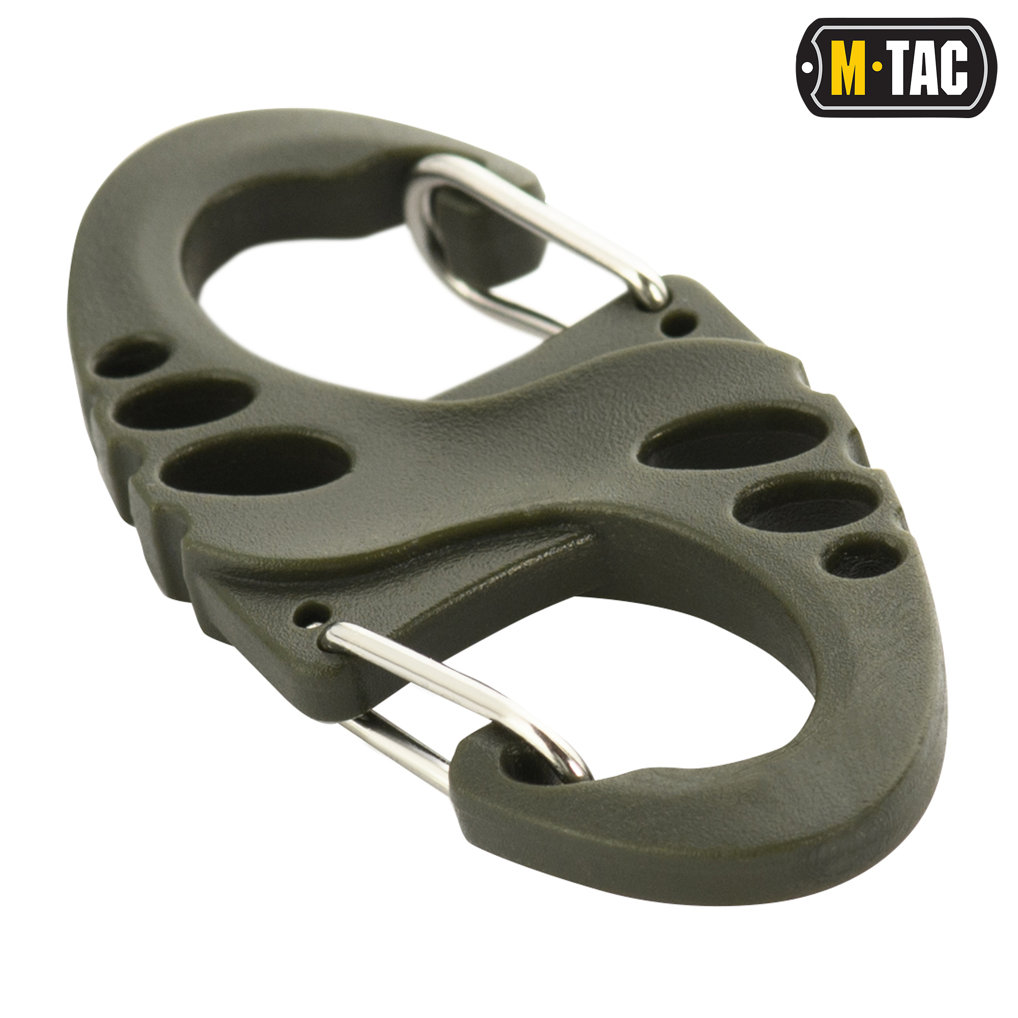 M-Tac карабин S-Hook пластиковый Olive — 2