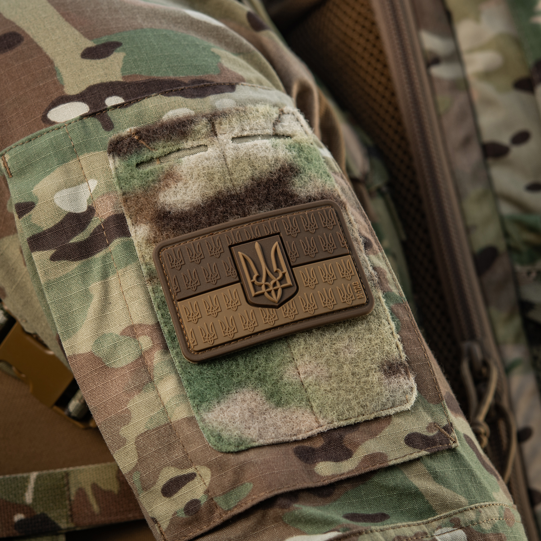 M-Tac нашивка прапор України з гербом рельєфний PVC Coyote — 9