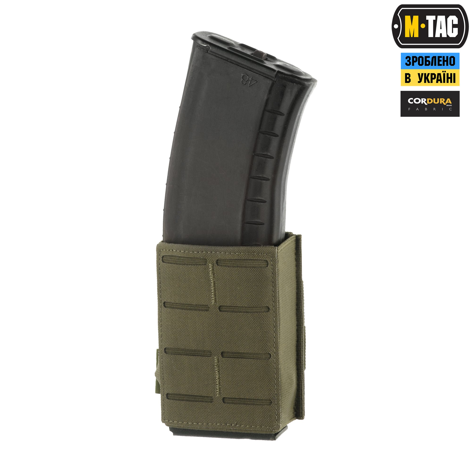 M-Tac подсумок для магазина на резинке (10 см) Laser Cut Ranger Green — 6
