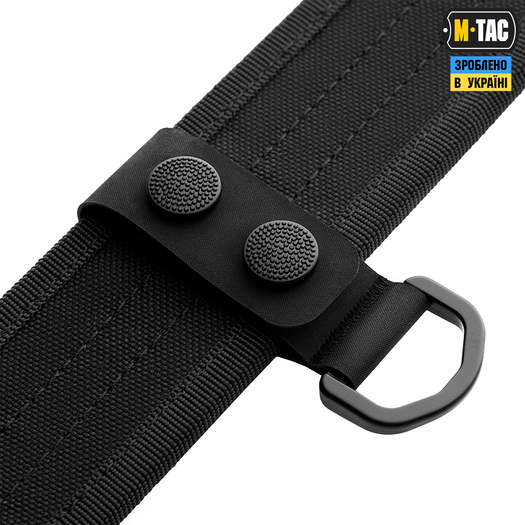 M-Tac крепления c D-кольцом на тактический ремень (2 шт) Black — 3