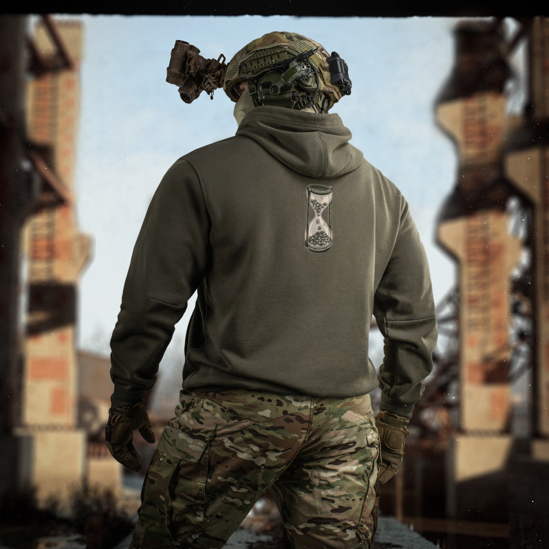 M-Tac кофта Hoodie Time Oversize Hard Ranger Green — 28