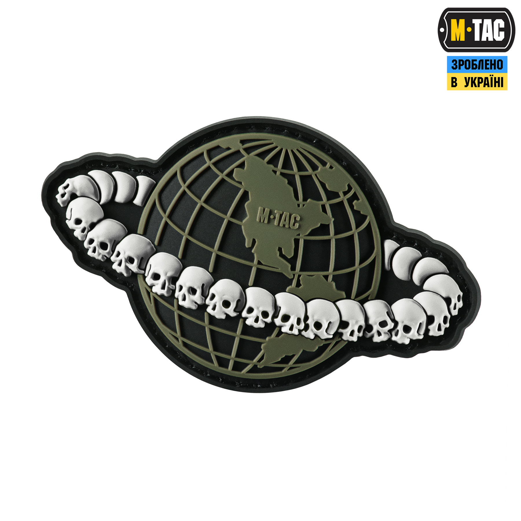 M-Tac нашивка Planet PVC Olive — 4