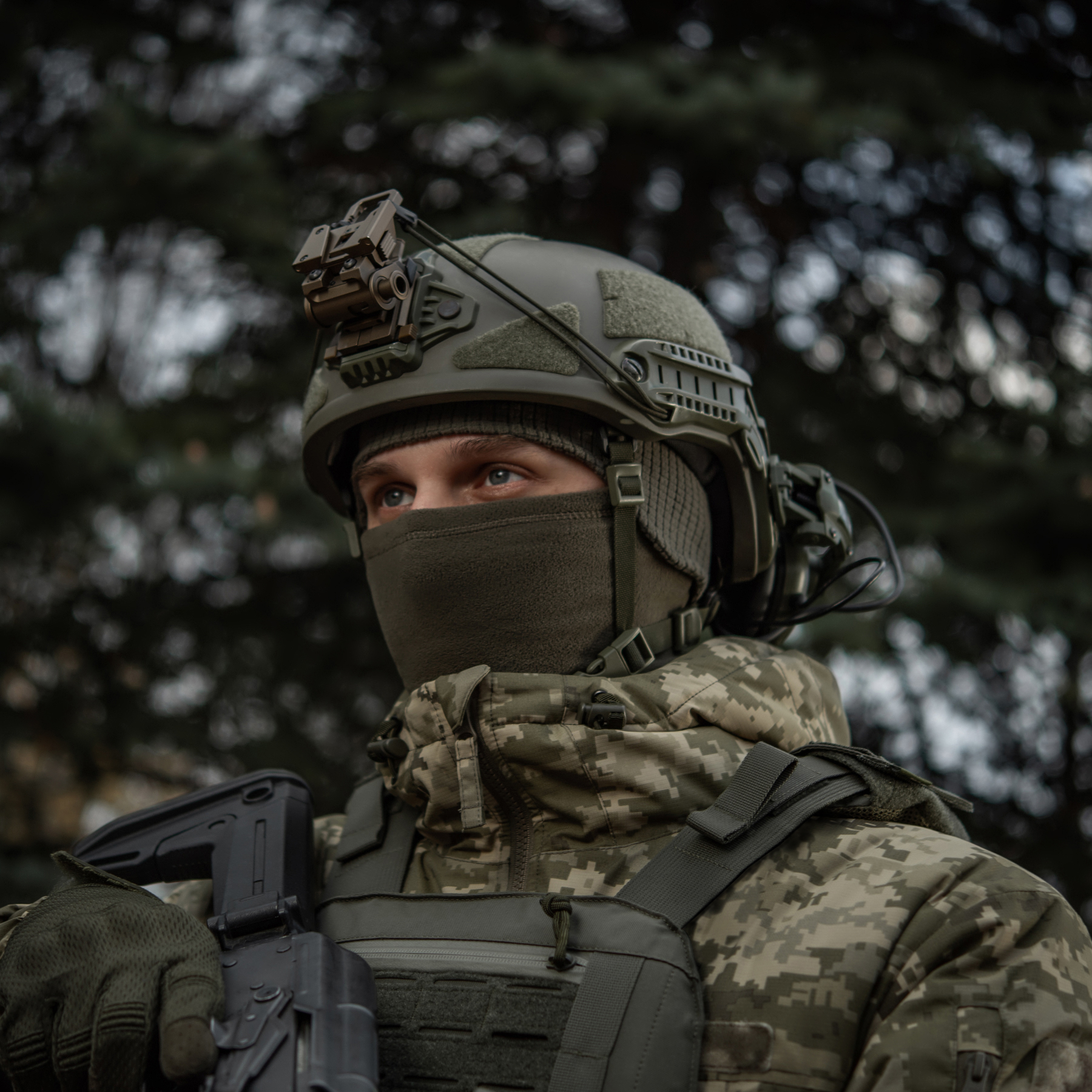 M-Tac шапка-подшлемник Gen.II флис рип-стоп Dark Olive — 19