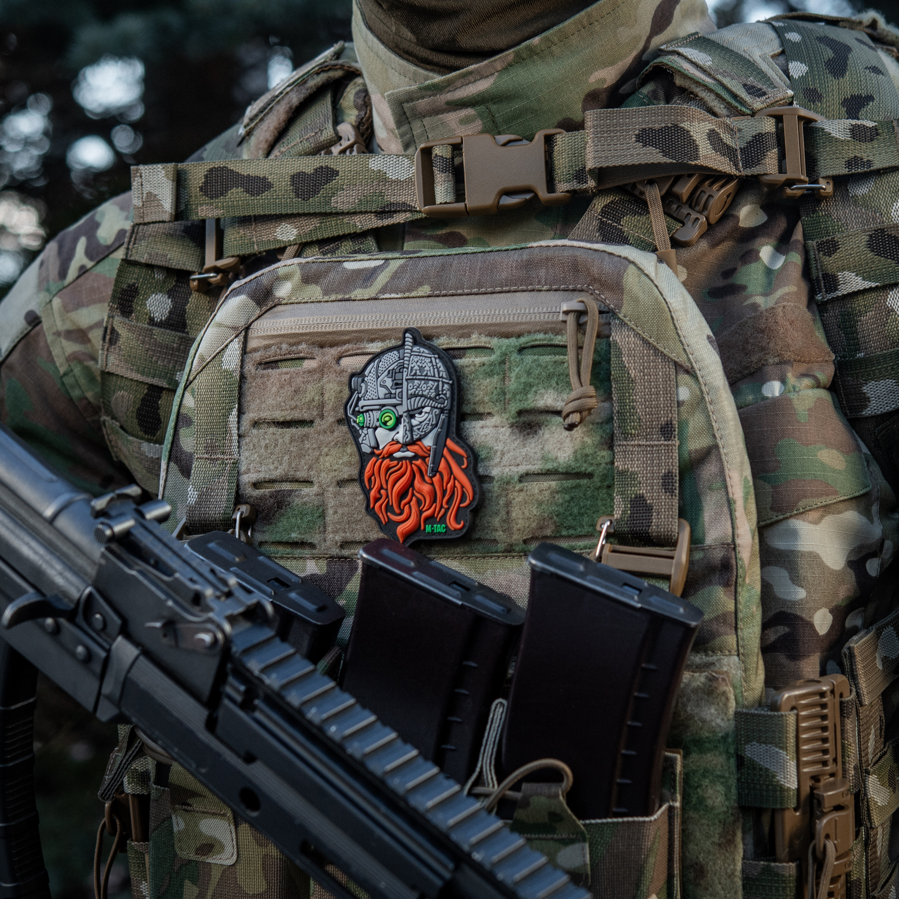 M-Tac нашивка Руда борода Black — 4