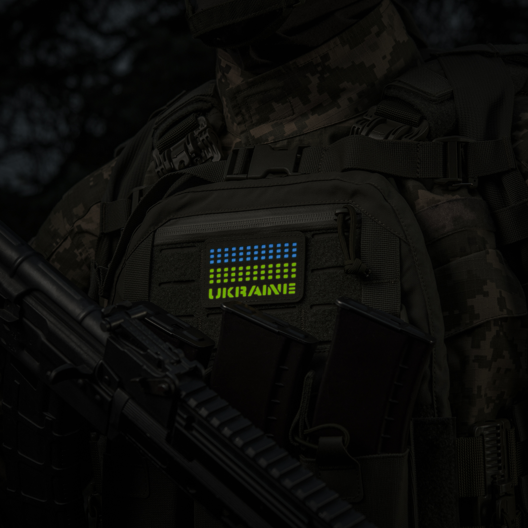 M-Tac нашивка Ukraine Laser Cut Ranger Green/Yellow/Blue/GID — 5