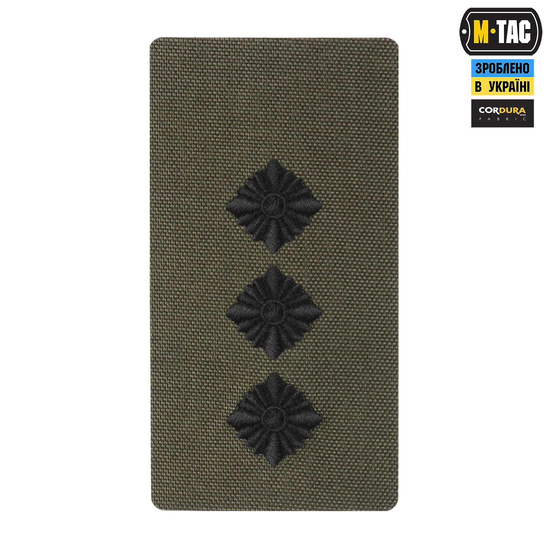 M-Tac погон на липучке Старший лейтенант (вишивка) Ranger Green — 2