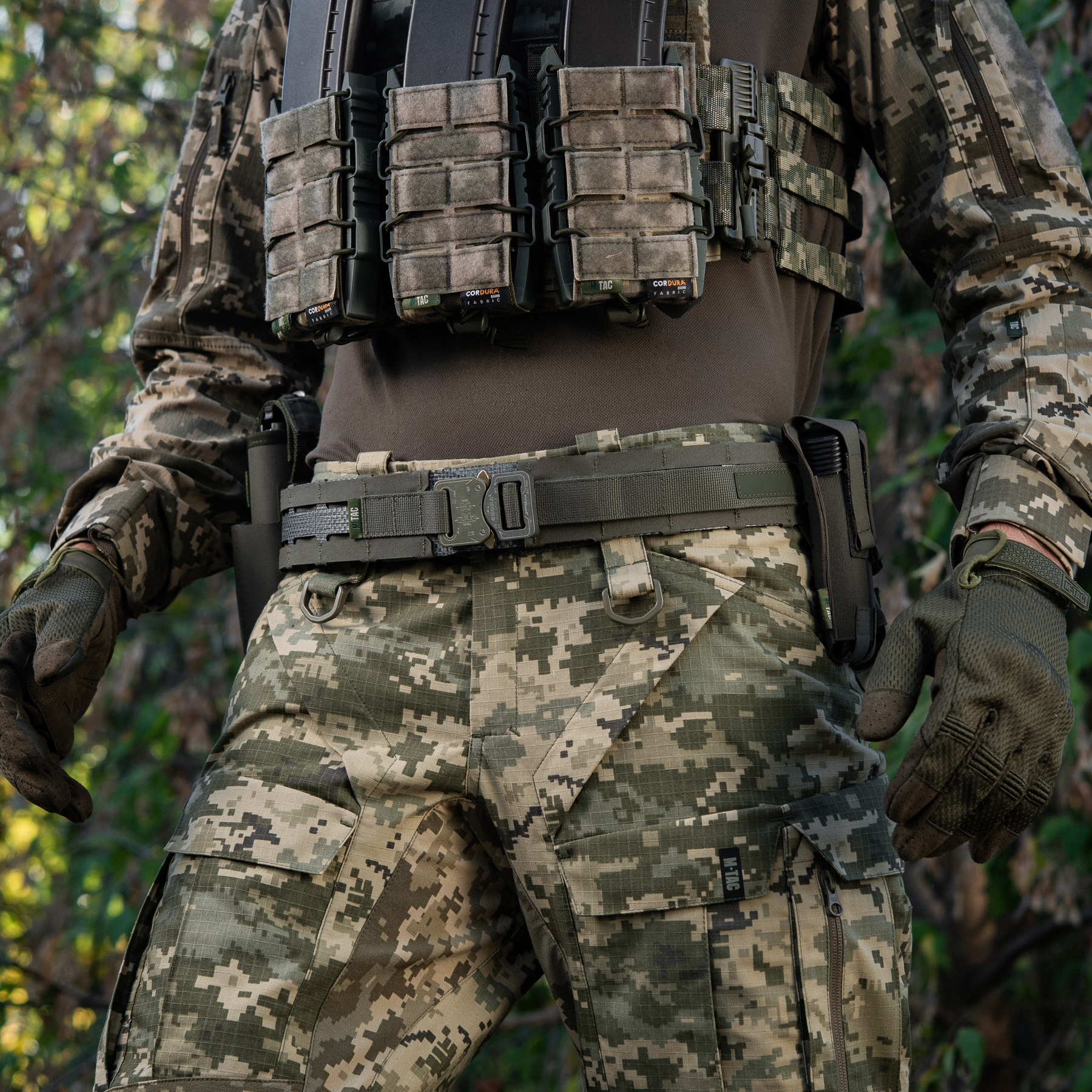 M-Tac ремень Tiger Belt Cobra Buckle Ranger Green — 12
