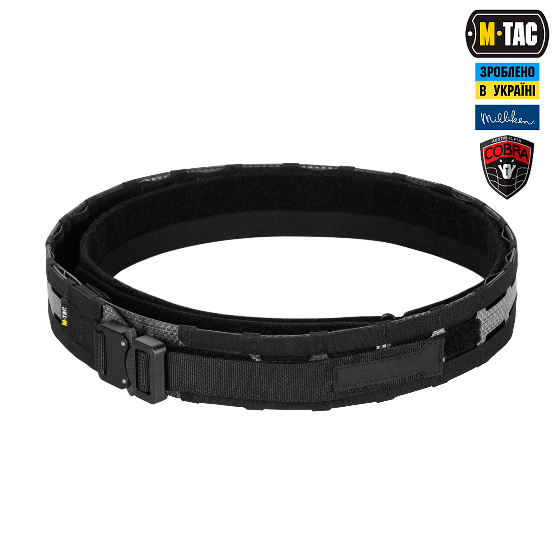 M-Tac ремень Tiger Belt Cobra Buckle Black — 3