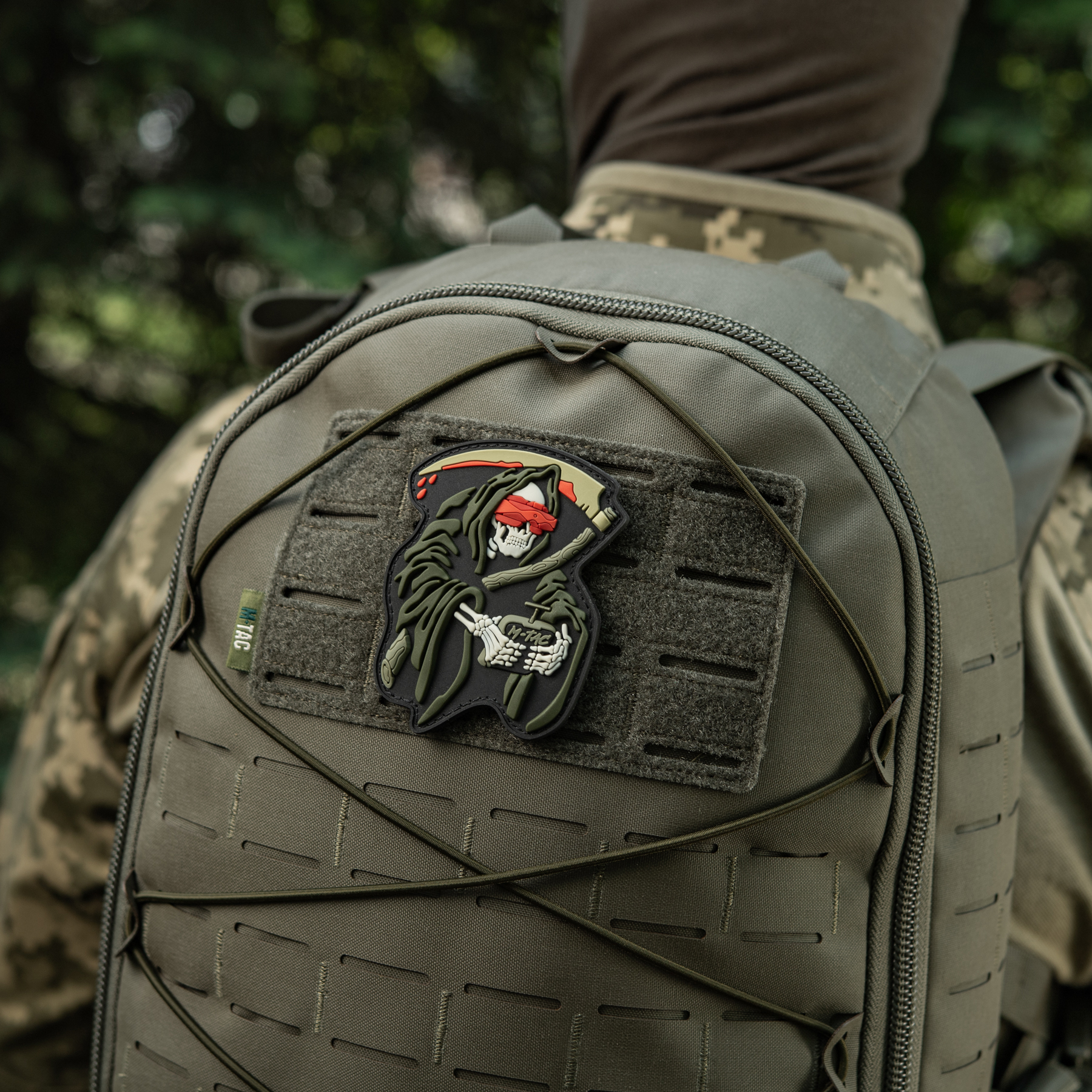 M-Tac нашивка FPV Operator PVC Black/Olive — 16