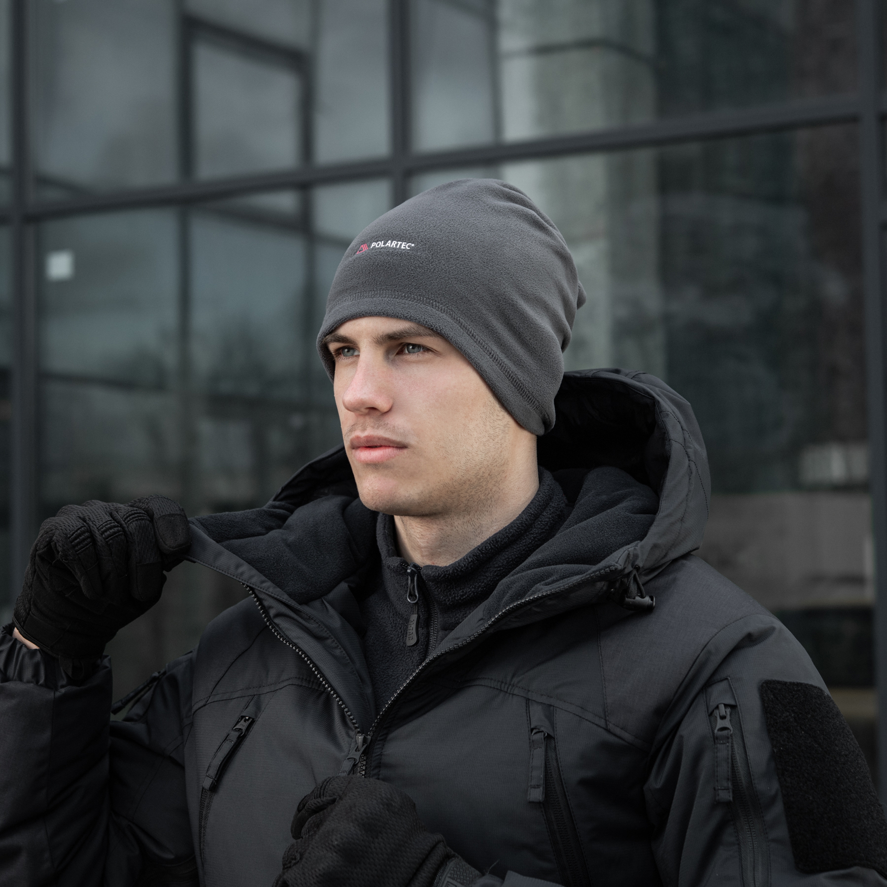 M-Tac шарф-труба длинный Polartec Dark Grey — 15