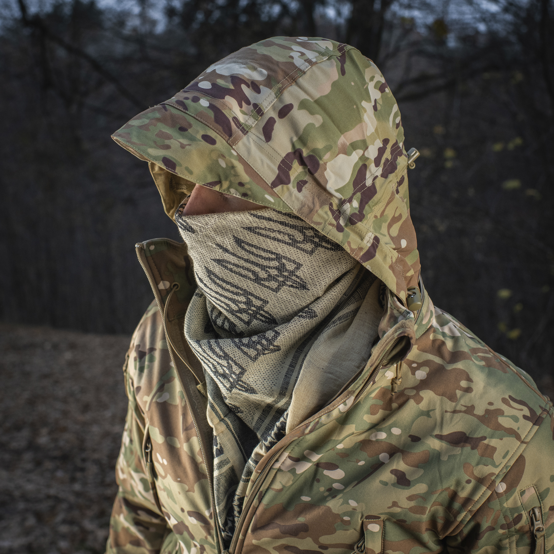 M-Tac шарф шемаг с Тризубом Coyote/Black — 8