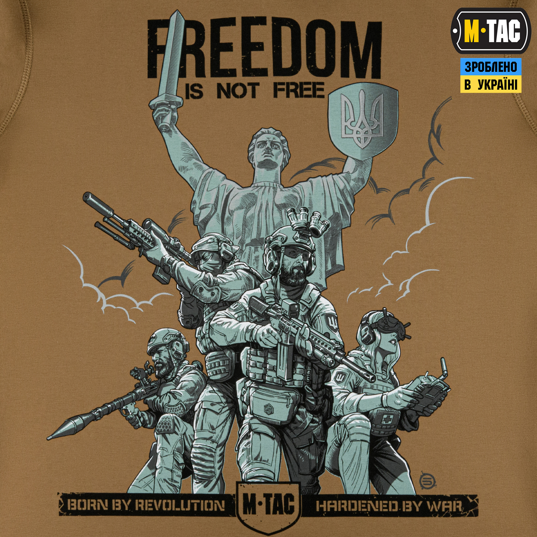 M-Tac кофта Hoodie Freedom Coyote Brown — 6
