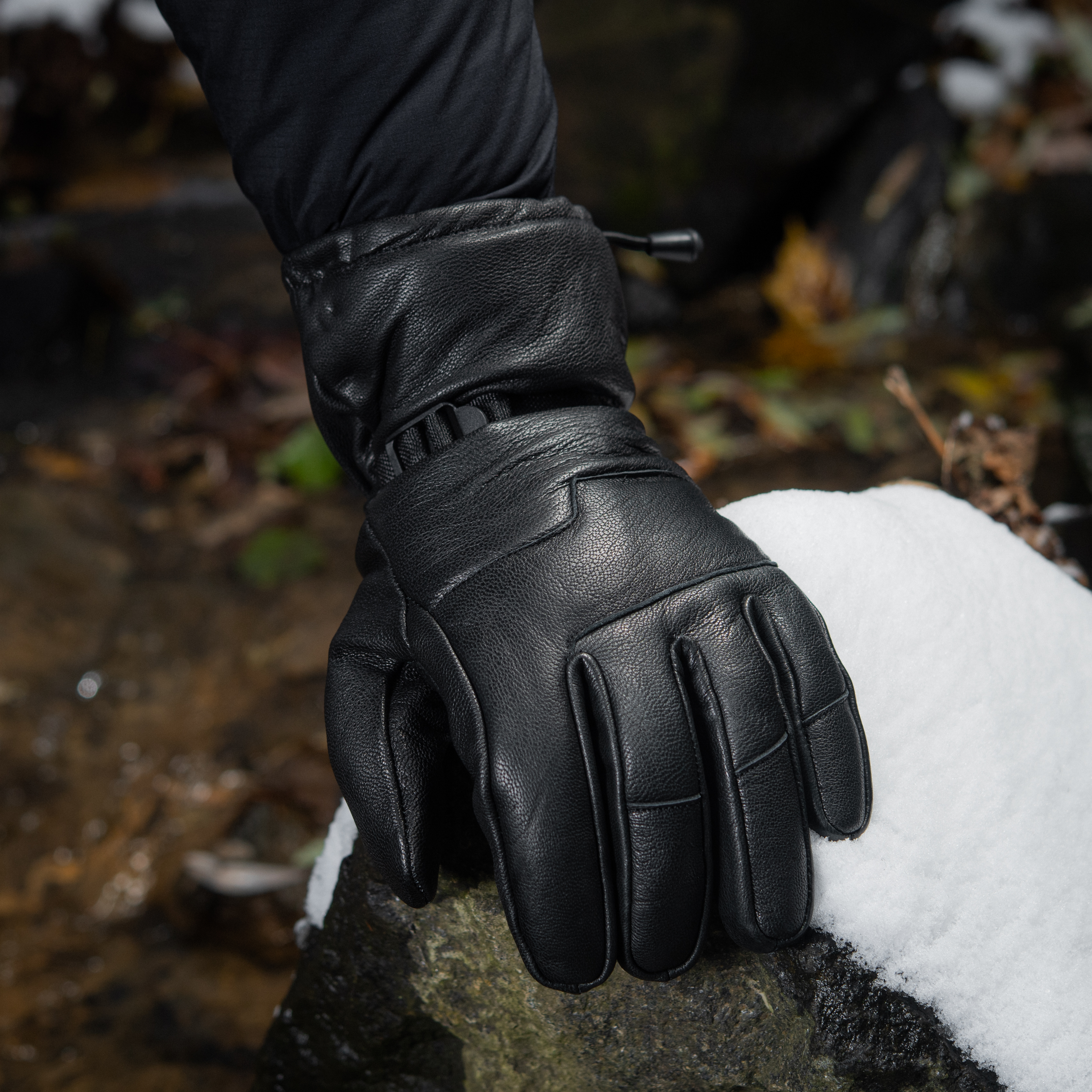 M-Tac перчатки зимние кожаные Black — 8