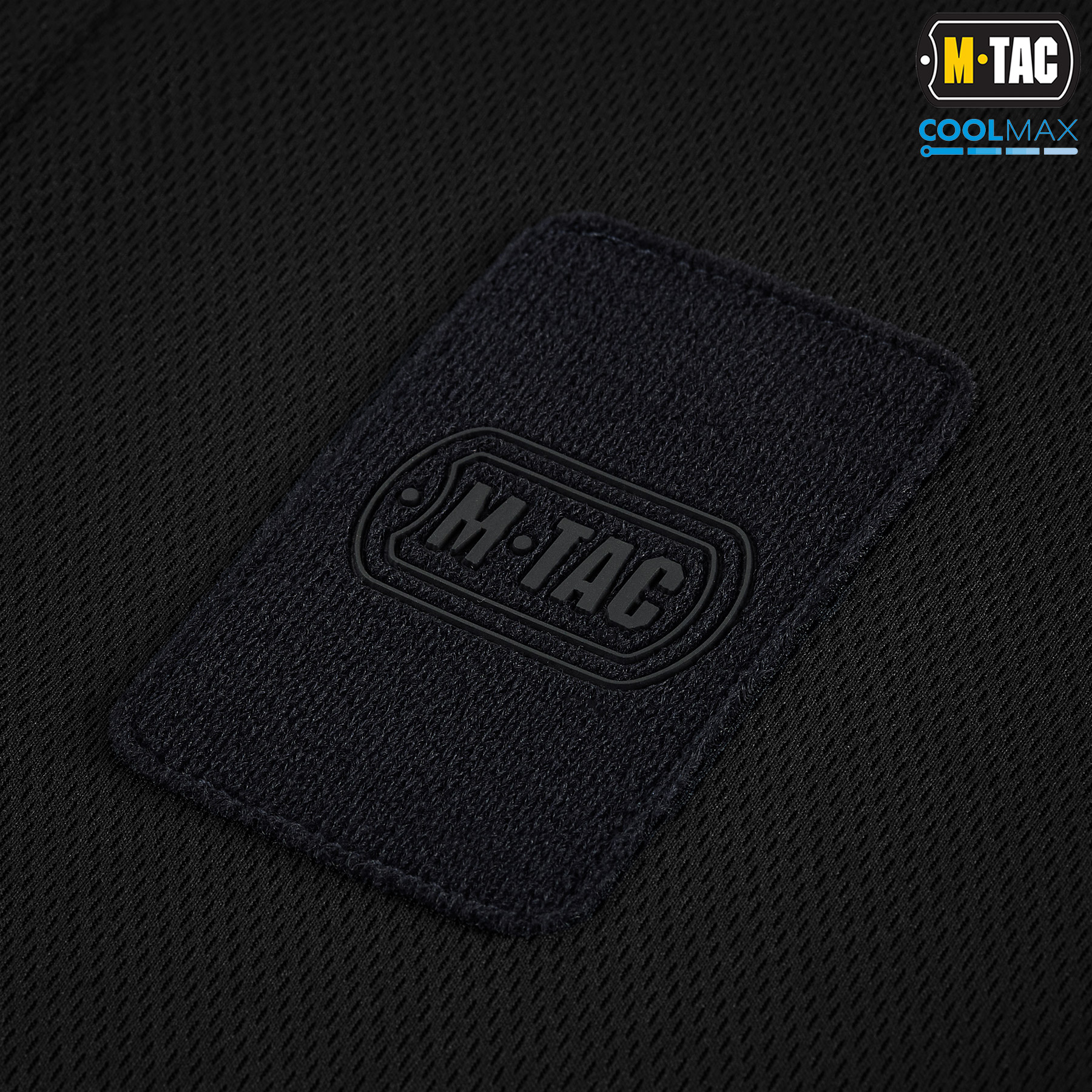 M-Tac поло Elite Coolmax Black/Dark Navy Blue — 8