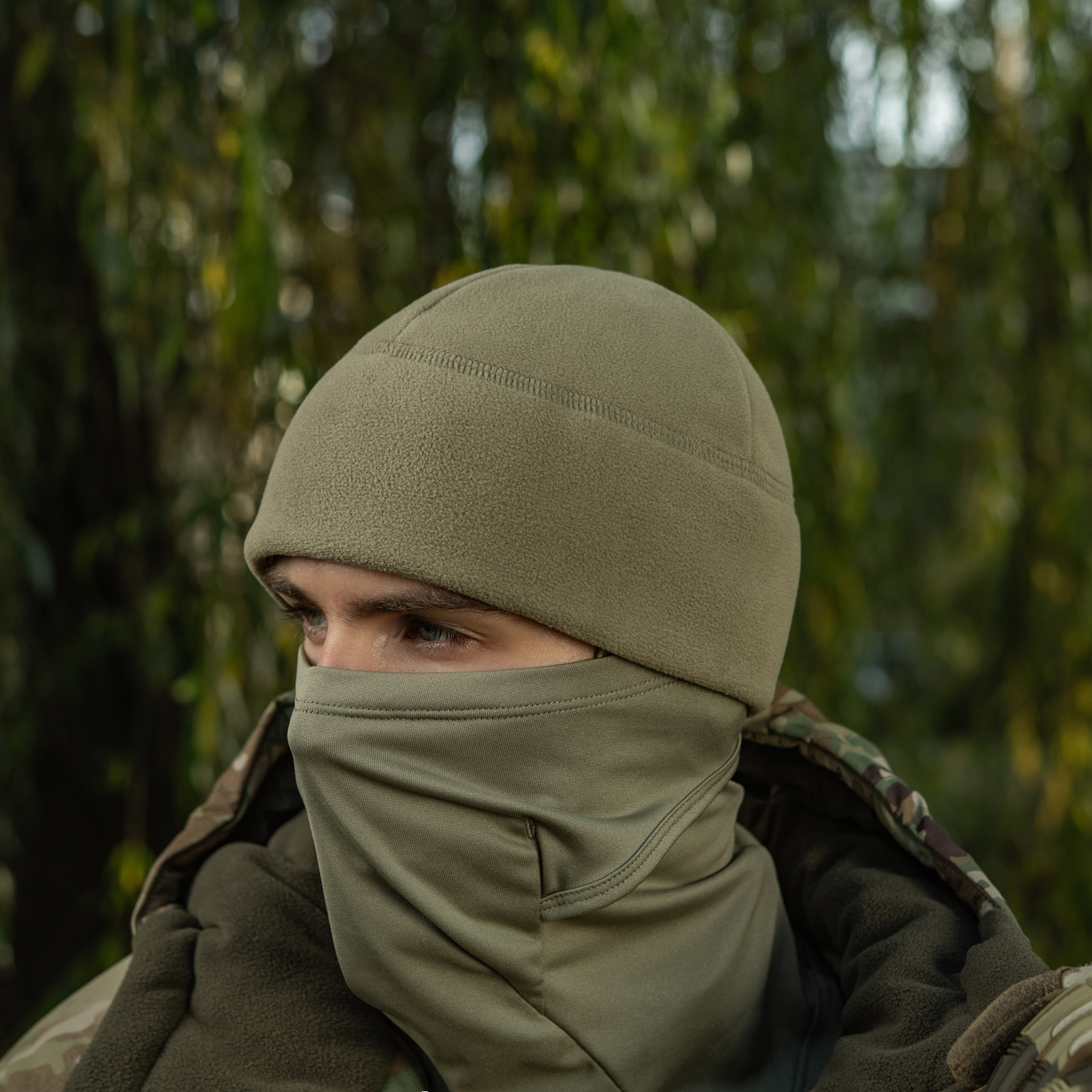 M-Tac шапка Watch Cap Elite флис (320г/м2) with Slimtex Tan — 7