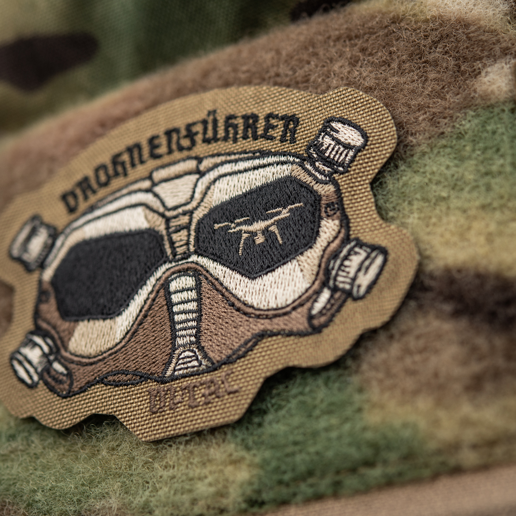 M-Tac нашивка Drohnenführer (вышивка) Coyote — 10