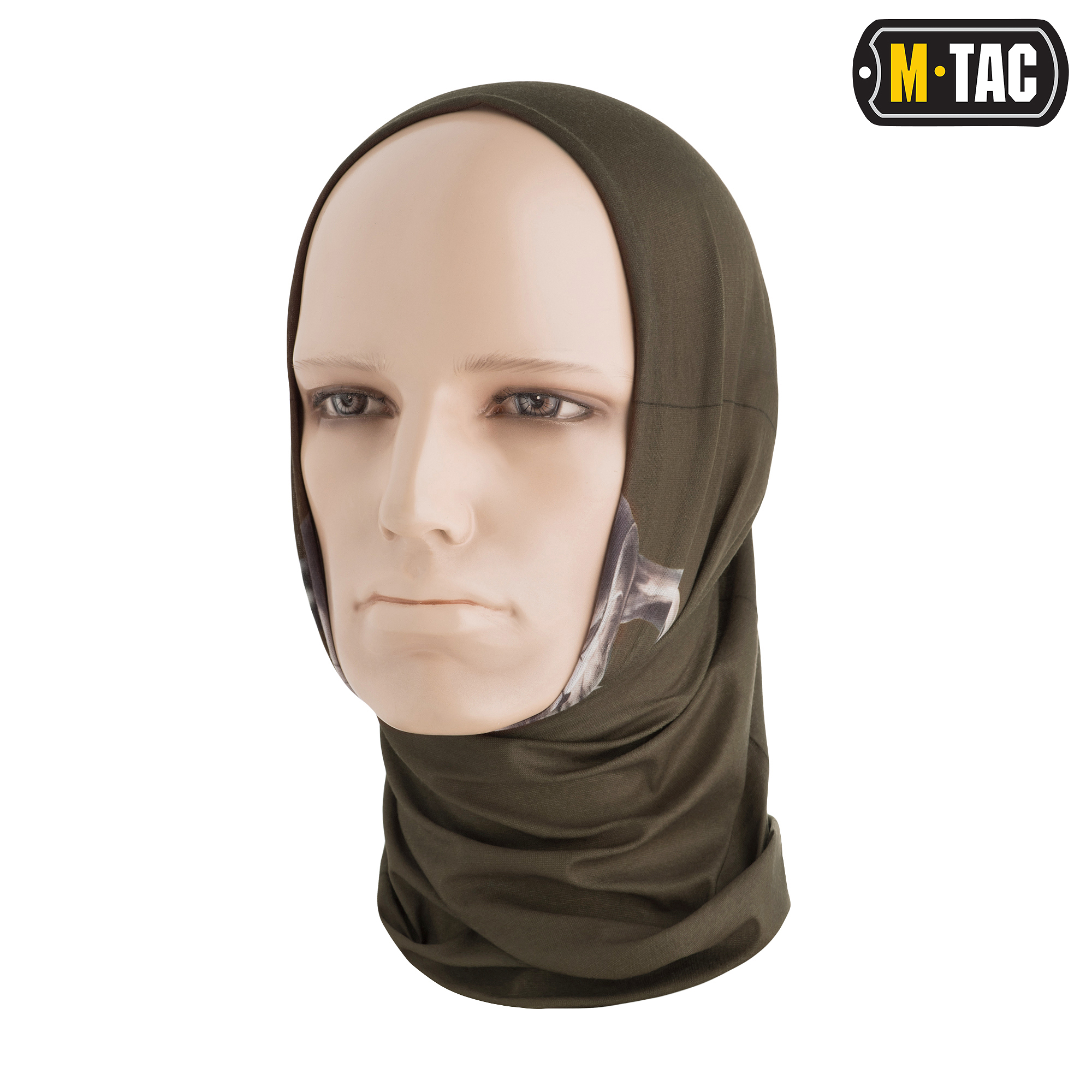 M-Tac шарф-труба облегченный Reaper Skull Olive — 7