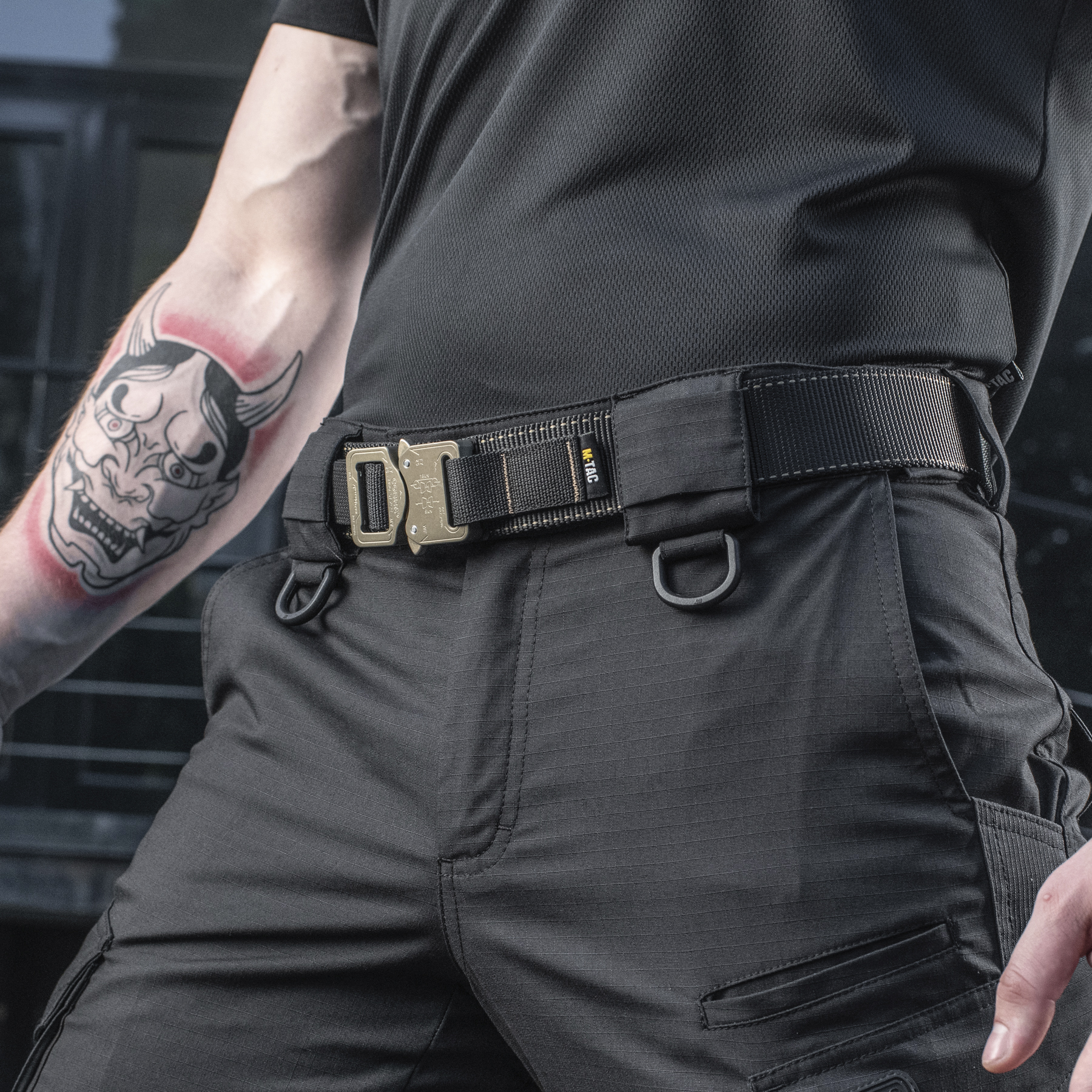 M-Tac ремень Cobra Buckle Belt Black — 3