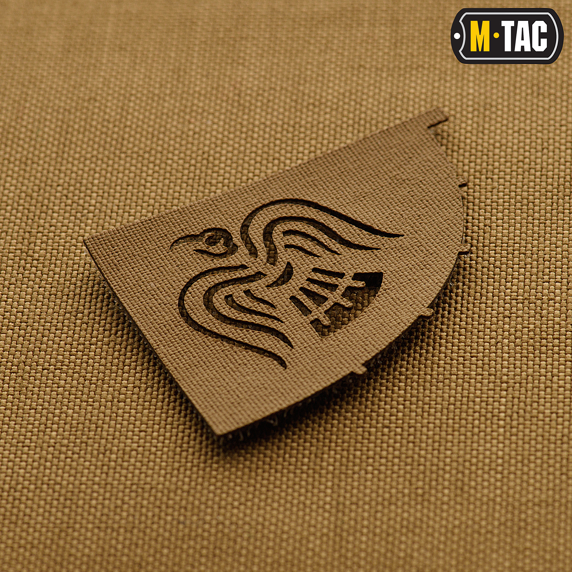 M-Tac нашивка Стяг Крука сквозная Laser Cut Coyote — 3