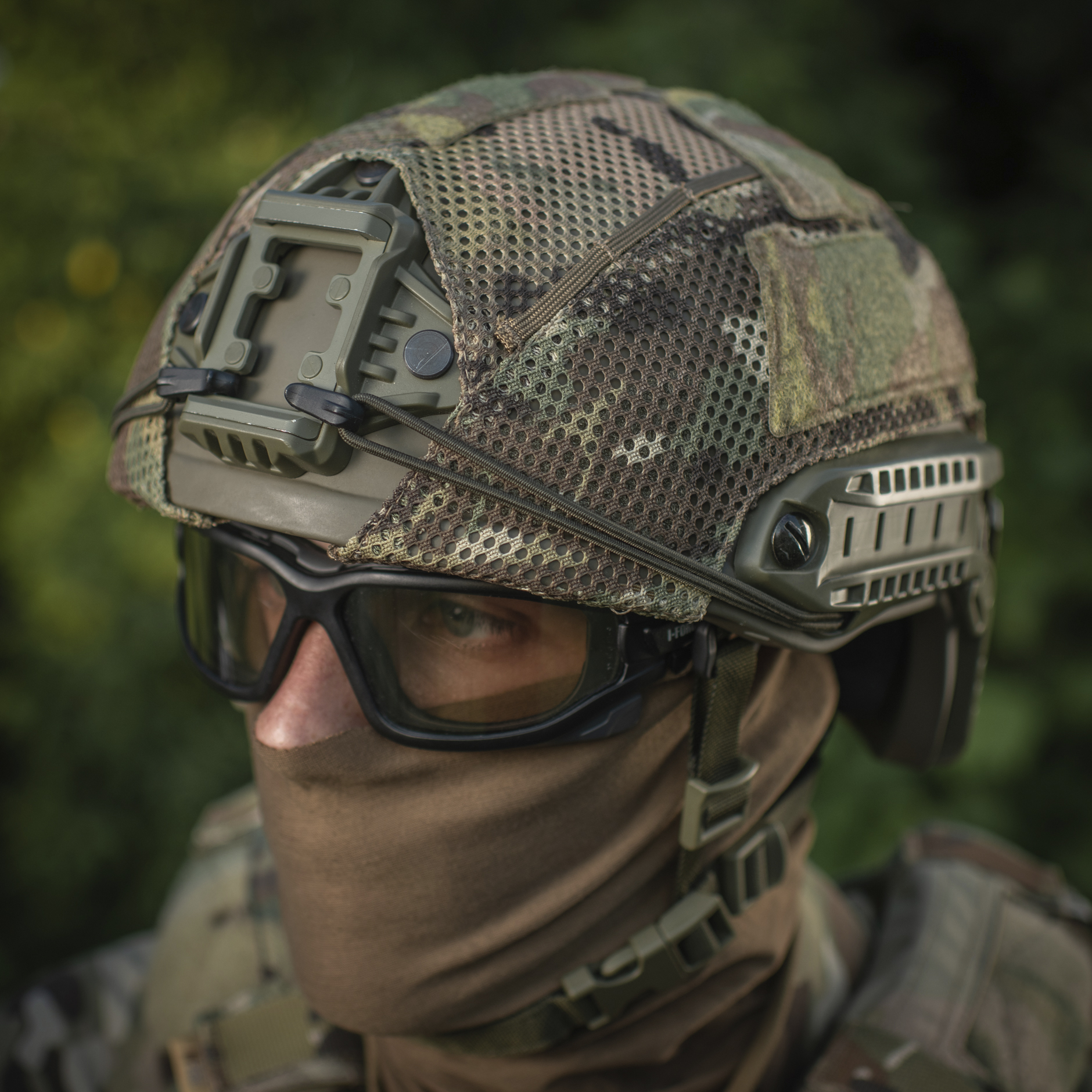 M-Tac кавер на шлем с отверстием под Shroud Multicam — 19