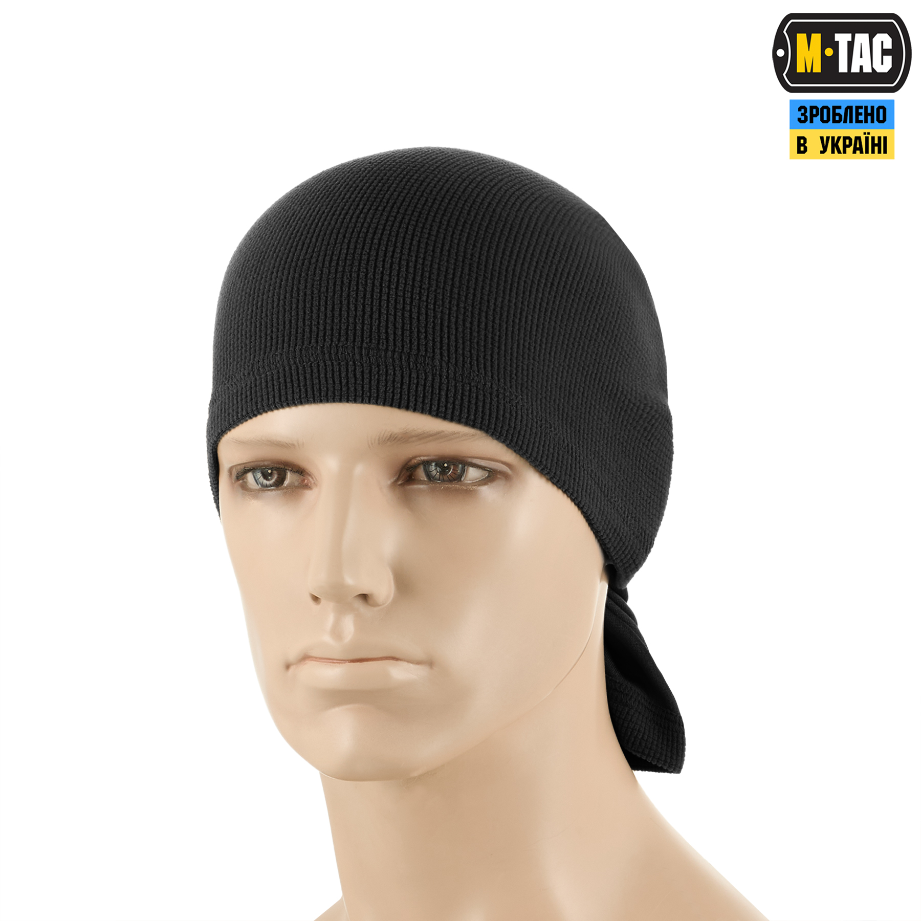 M-Tac шарф-труба длинный микрофлис рип-стоп Black — 6