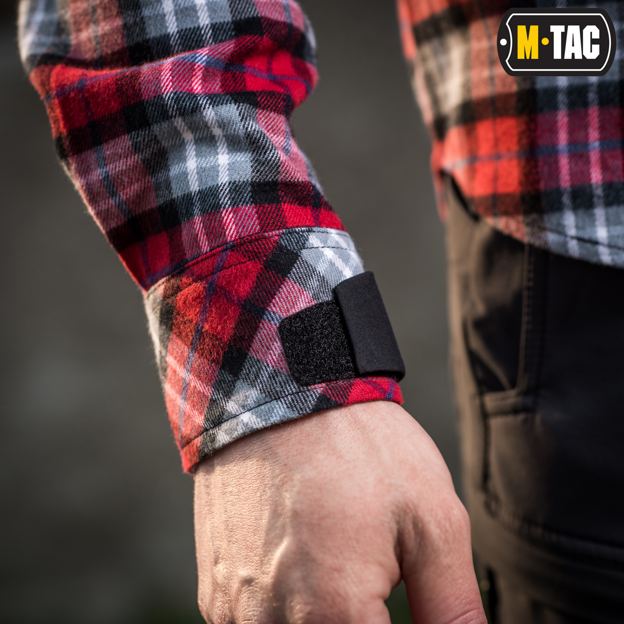 M-Tac рубашка Redneck Cotton Shirt Red — 8