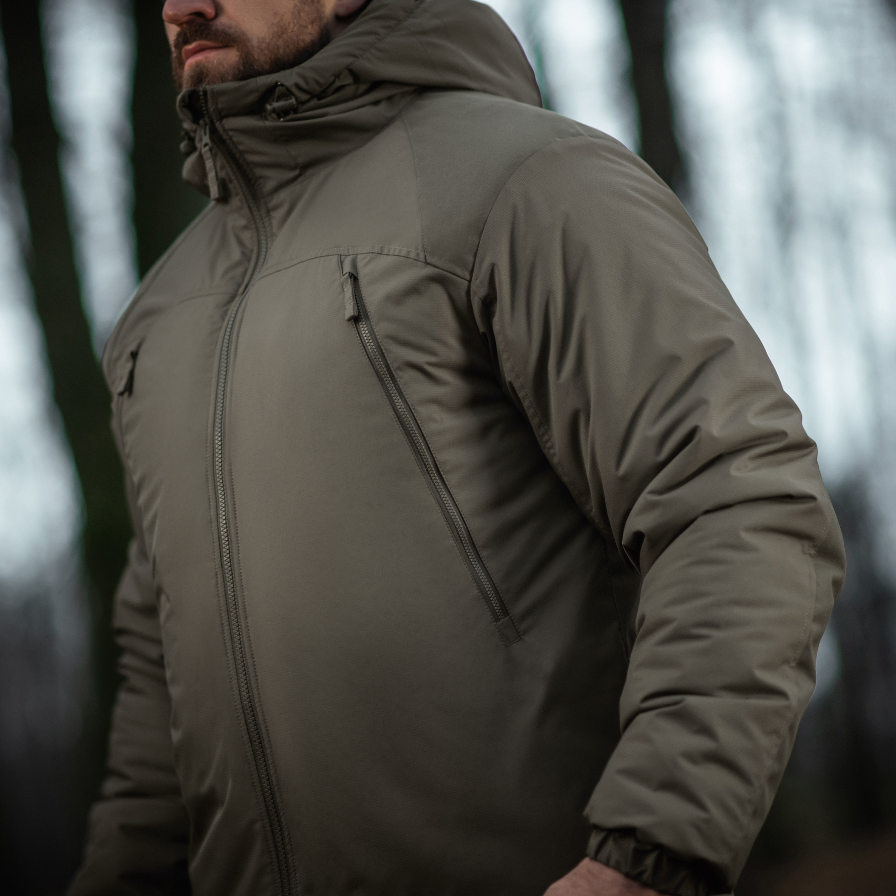 M-Tac куртка зимняя Alpha Basic Primaloft Dark Olive — 22