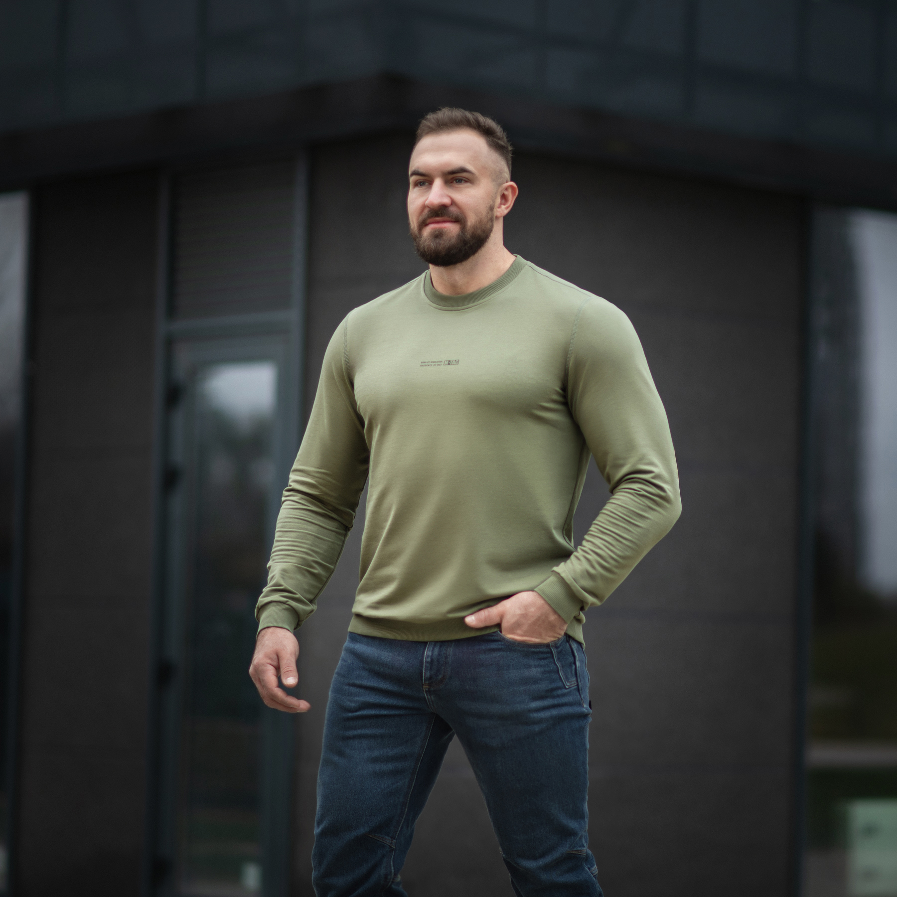 M-Tac свитшот Born by Revolution Light Olive — 11