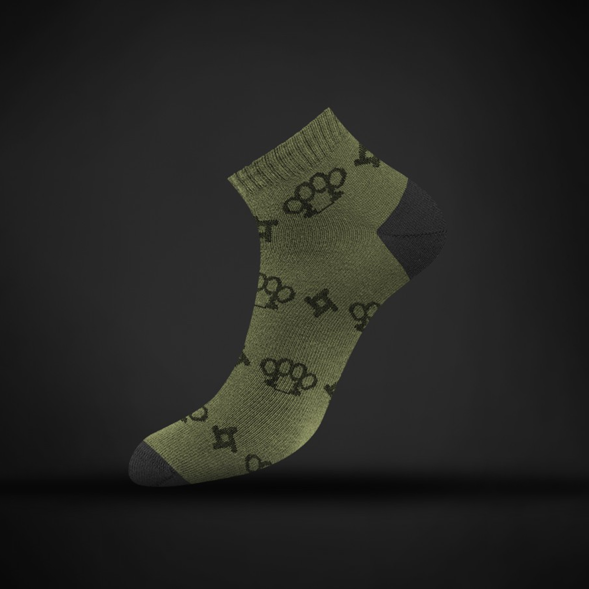SvaStone Шкарпетки Skull Crusher olive — 2