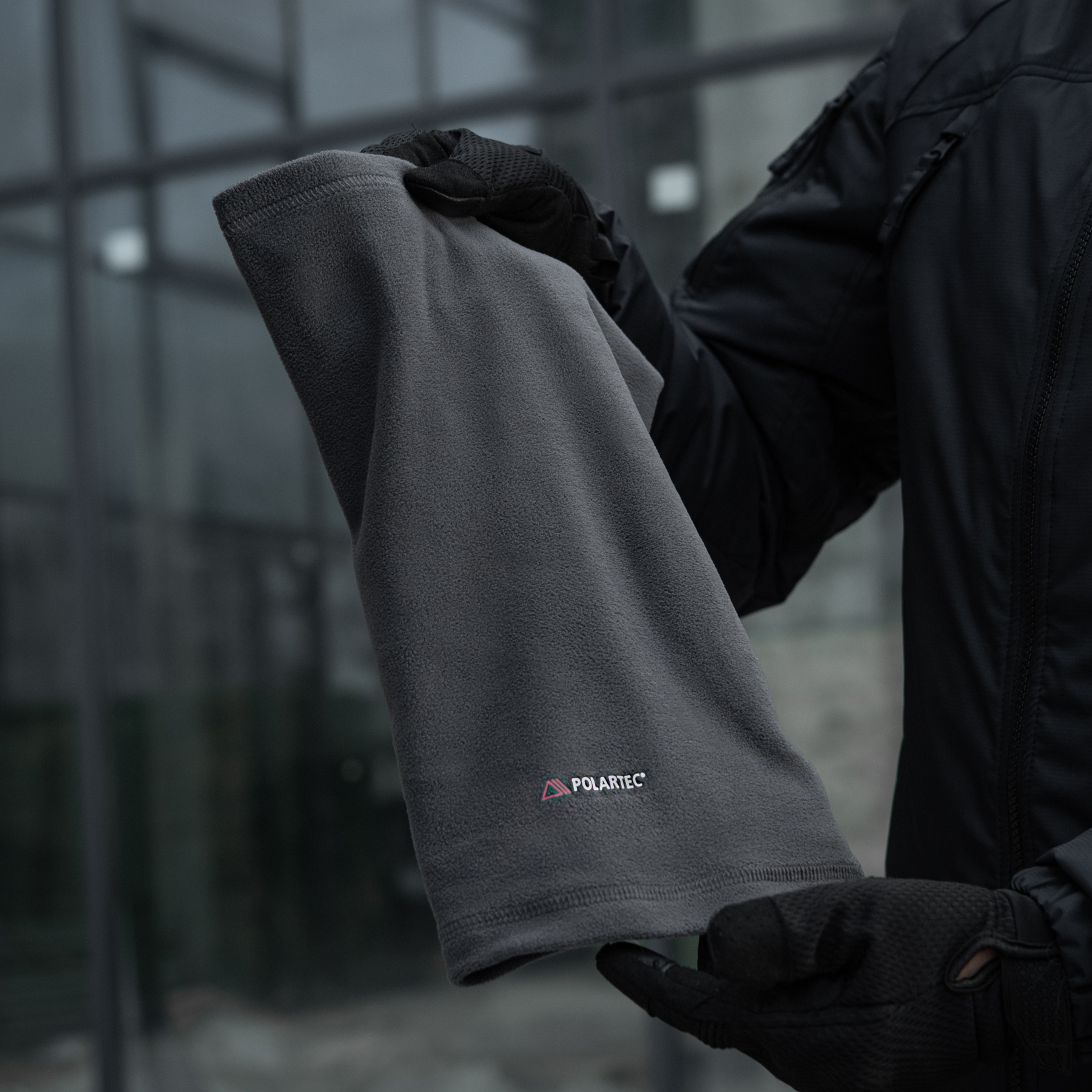 M-Tac шарф-труба длинный Polartec Dark Grey — 19