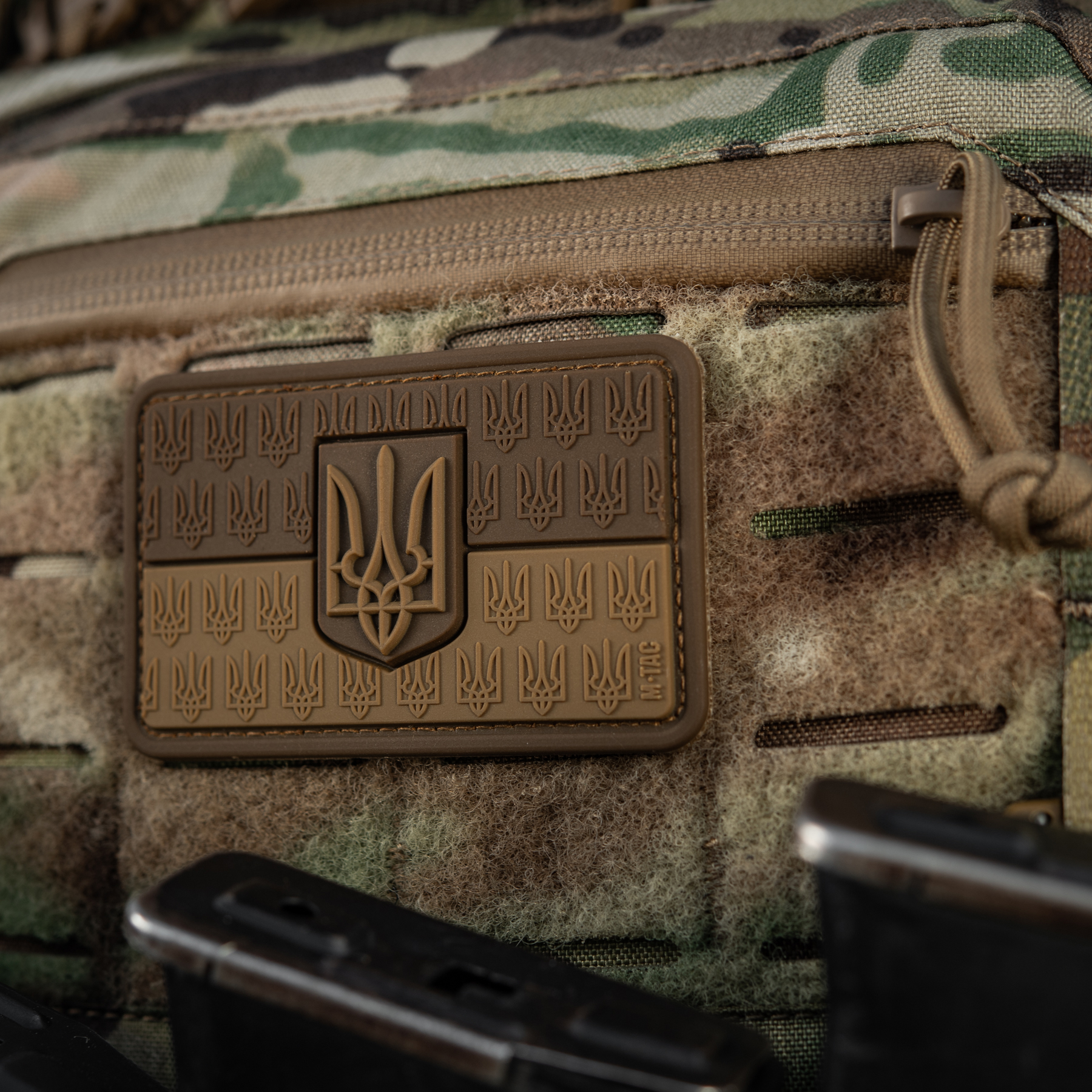 M-Tac нашивка прапор України з гербом рельєфний PVC Coyote — 7