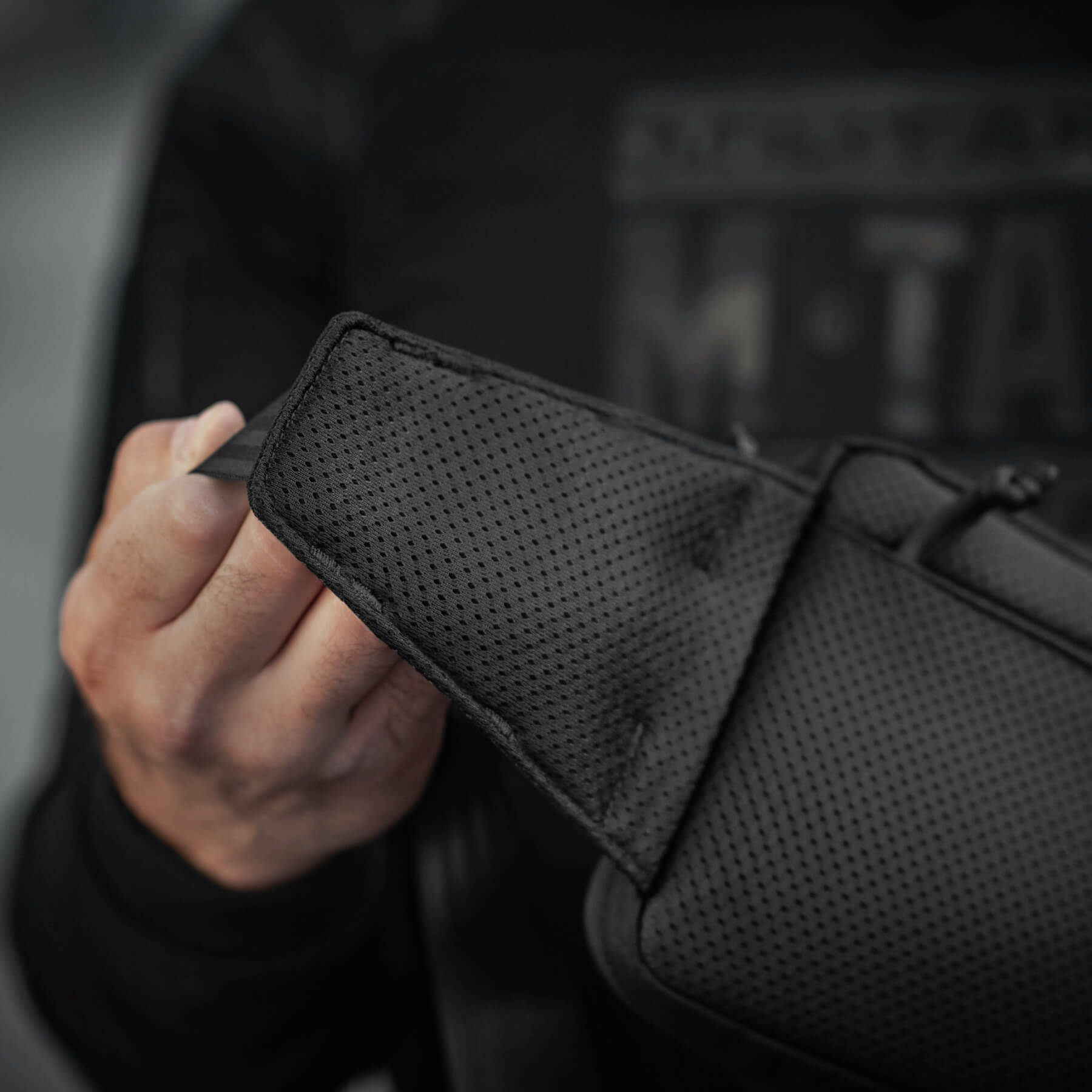 M-Tac сумка Sling Pistol Bag Hex с липучкой Black — 29