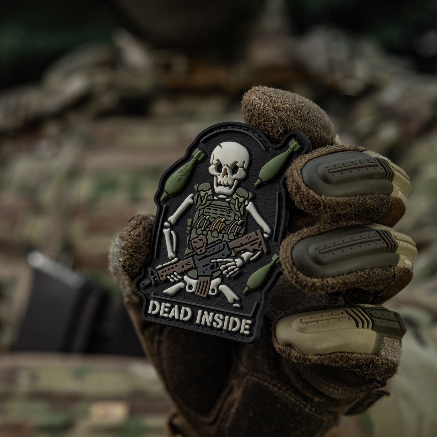 M-Tac нашивка Dead Inside Black/Olive — 13