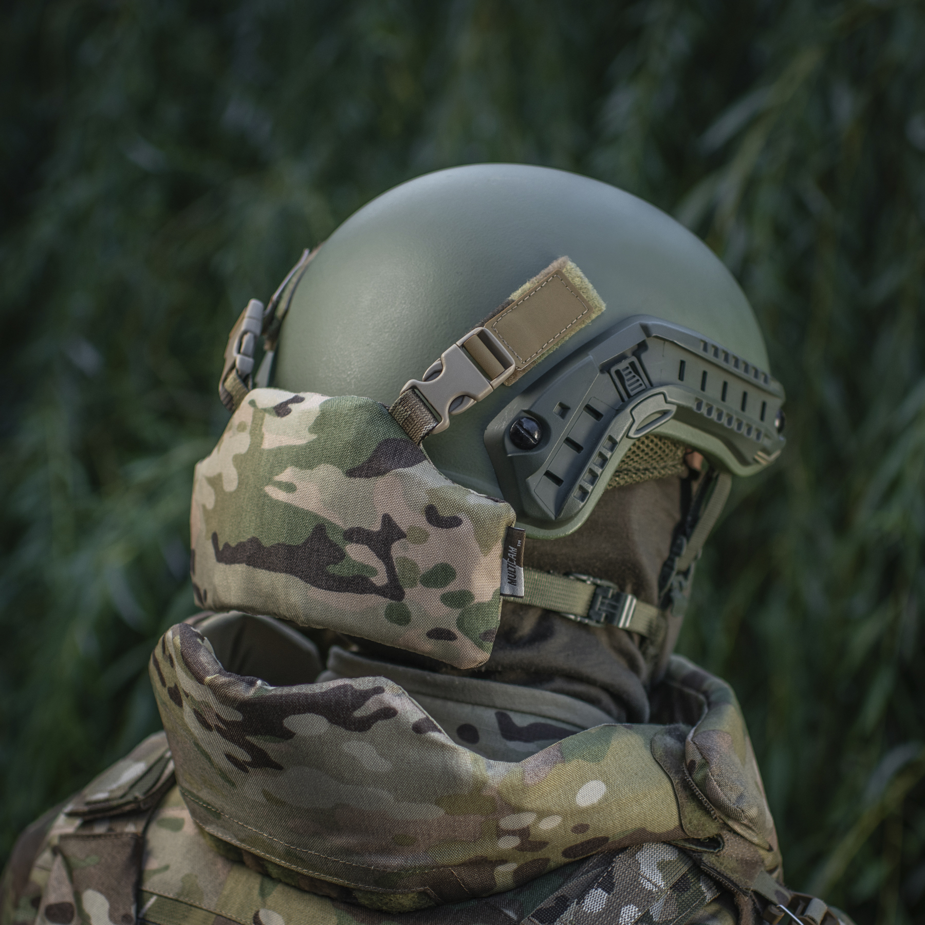 M-Tac Баллистическая защита затылка с креплением на шлем 1 класс защиты (FMS) Multicam — 40
